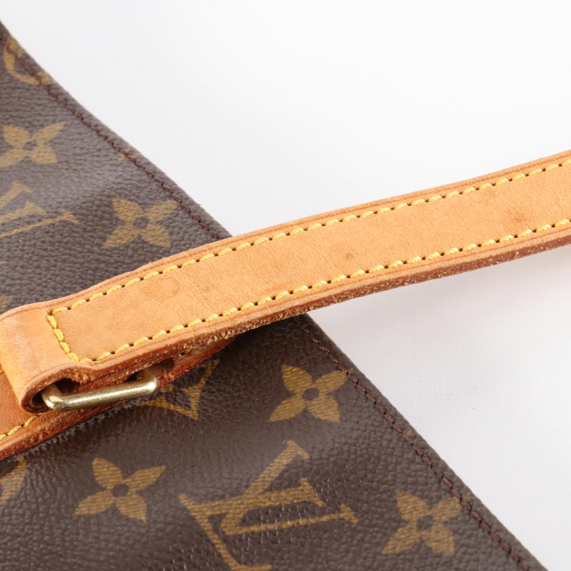 Louis Vuitton Sac Shopping Tote in Monogram Canvas and Vachetta Leather