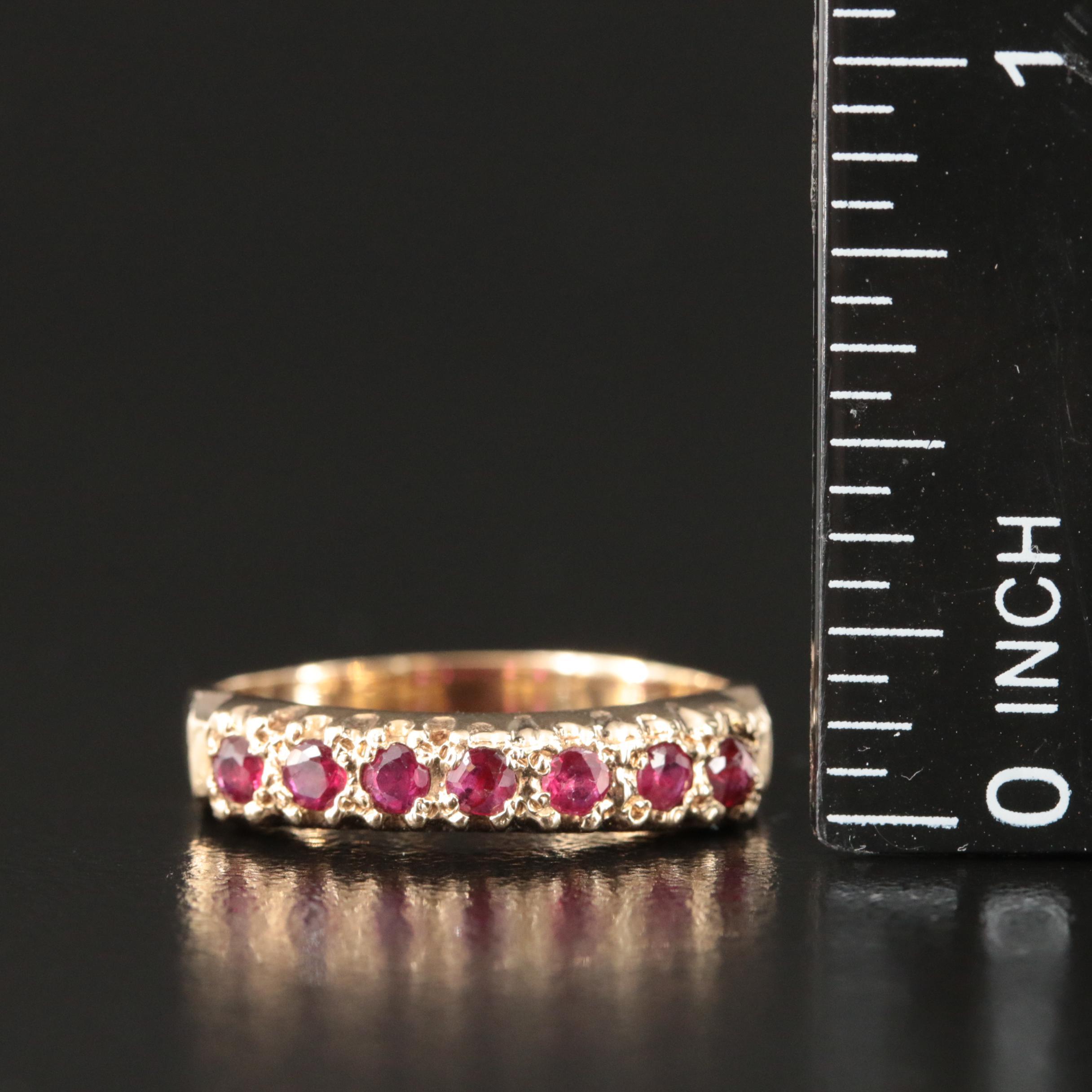 Vintage 10K Ruby Ring
