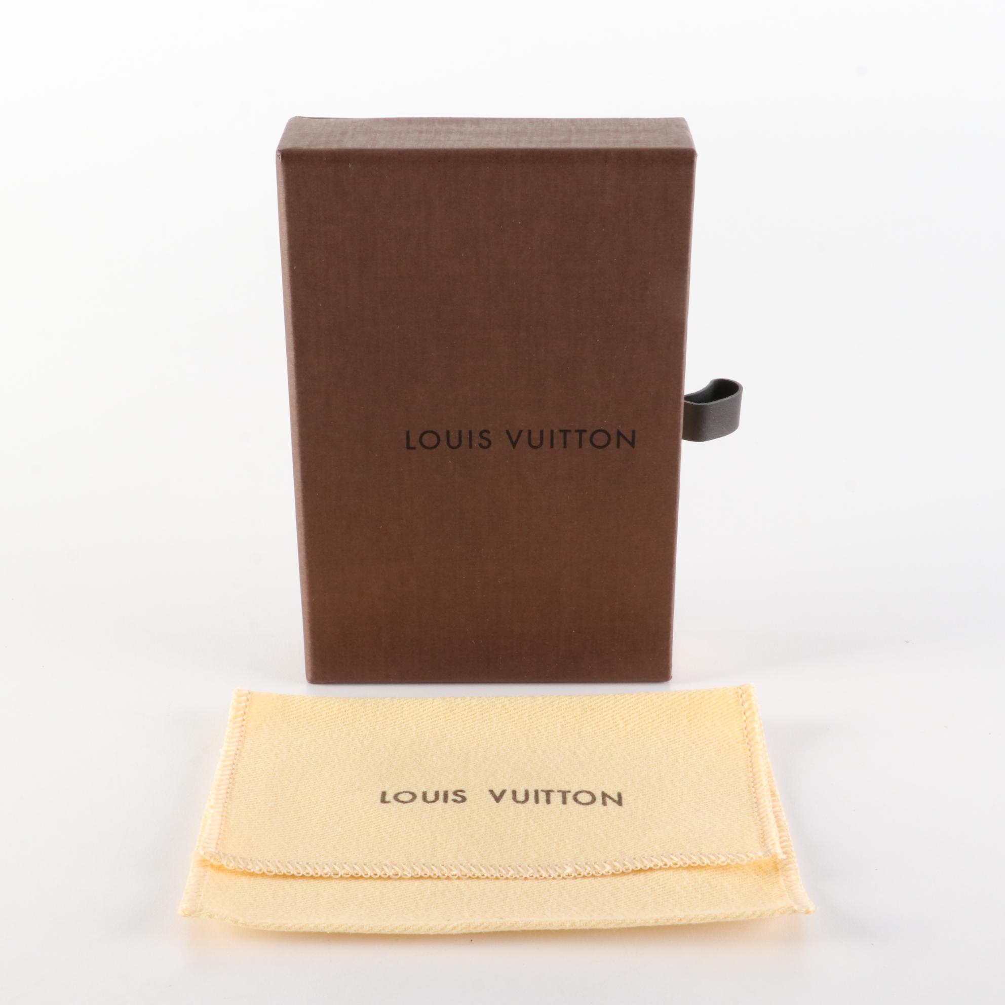 Louis Vuitton Dragonne Key Holder in Damier Graphite with Box