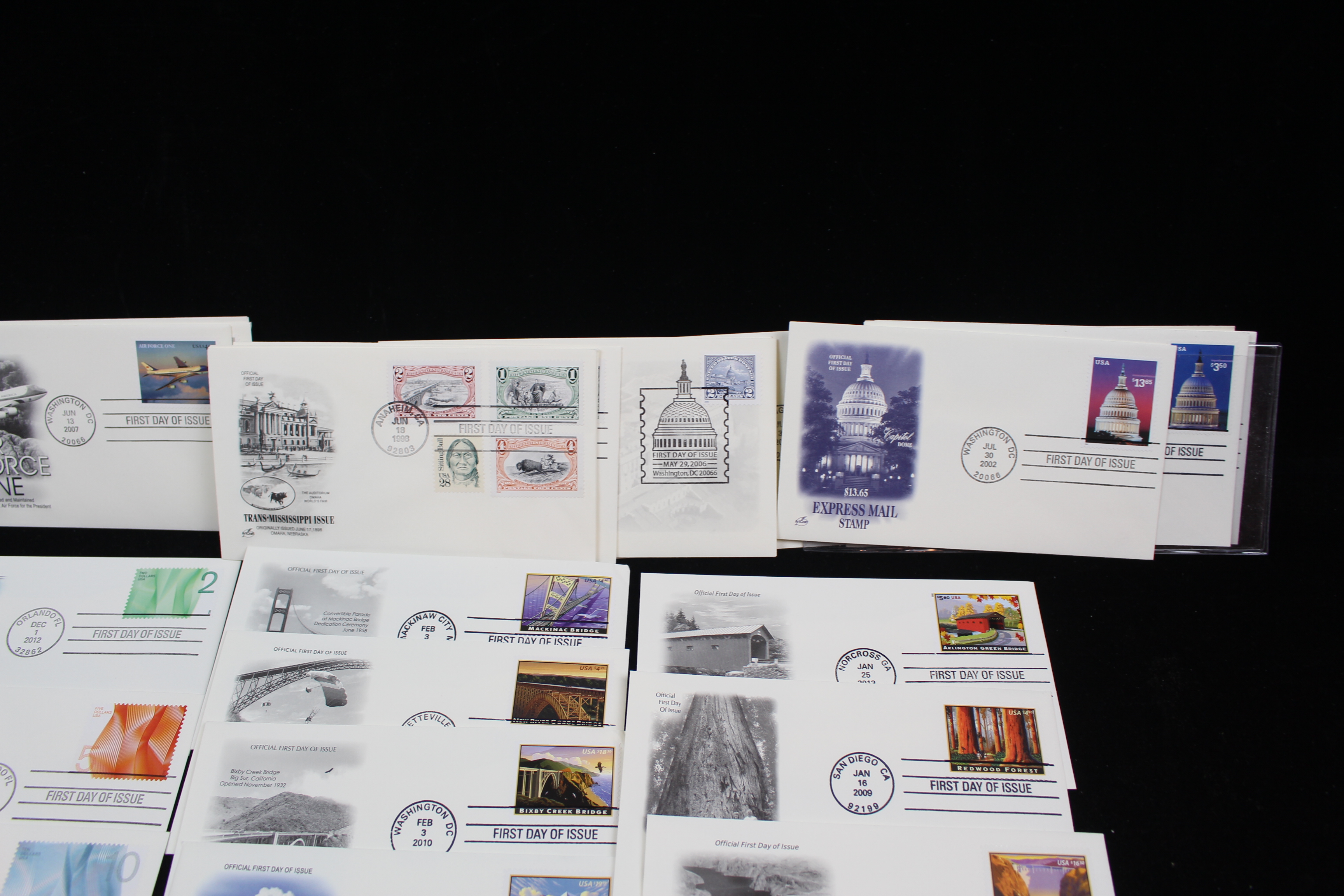 Forty-Five High Face Value Postal Covers
