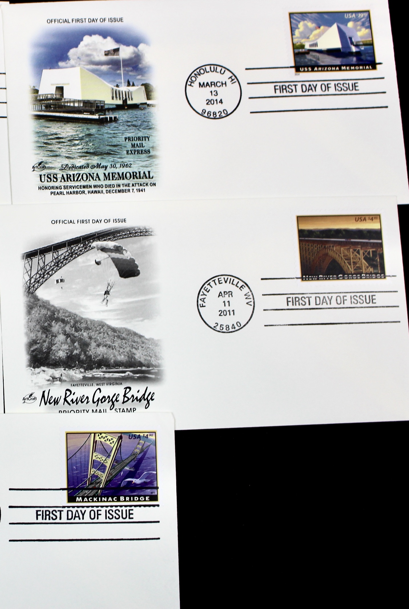 Forty-Five High Face Value Postal Covers