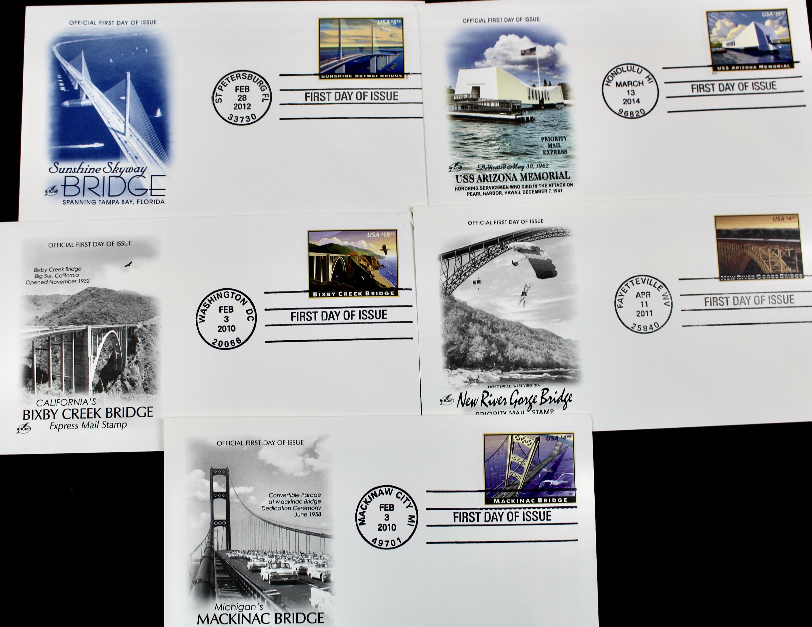 Forty-Five High Face Value Postal Covers