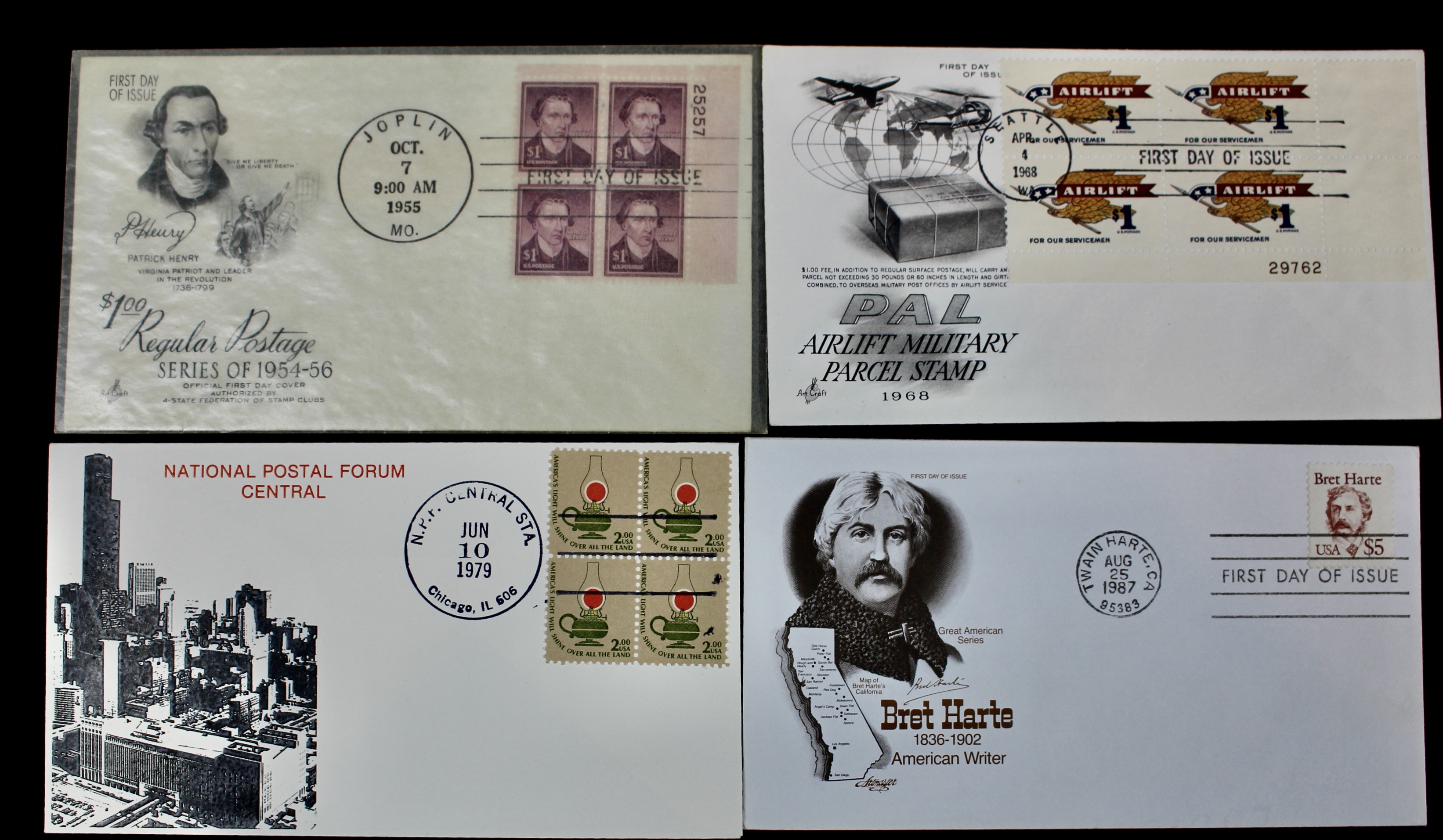 Forty-Five High Face Value Postal Covers