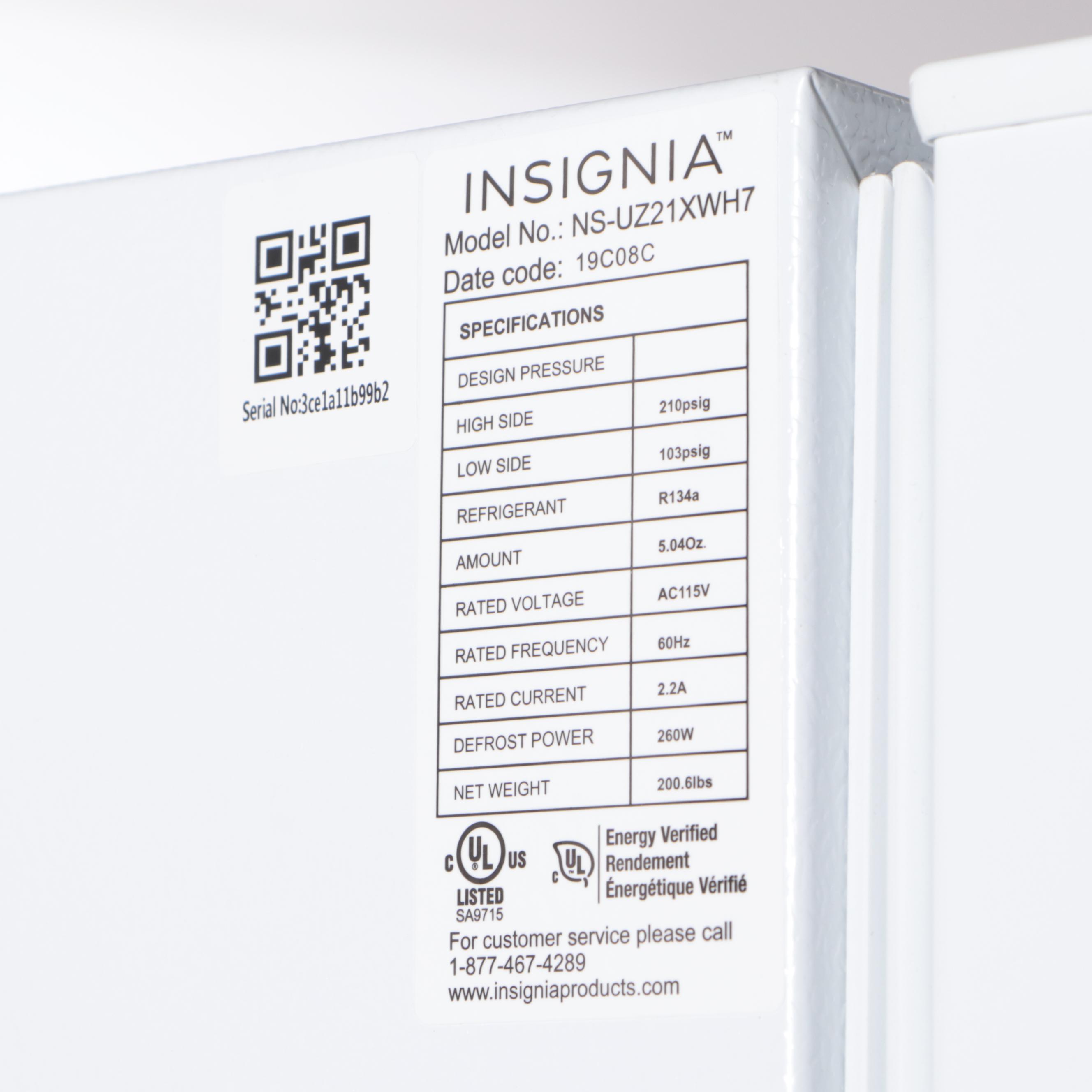 Insignia Garage Ready Convertible Upright Freezer