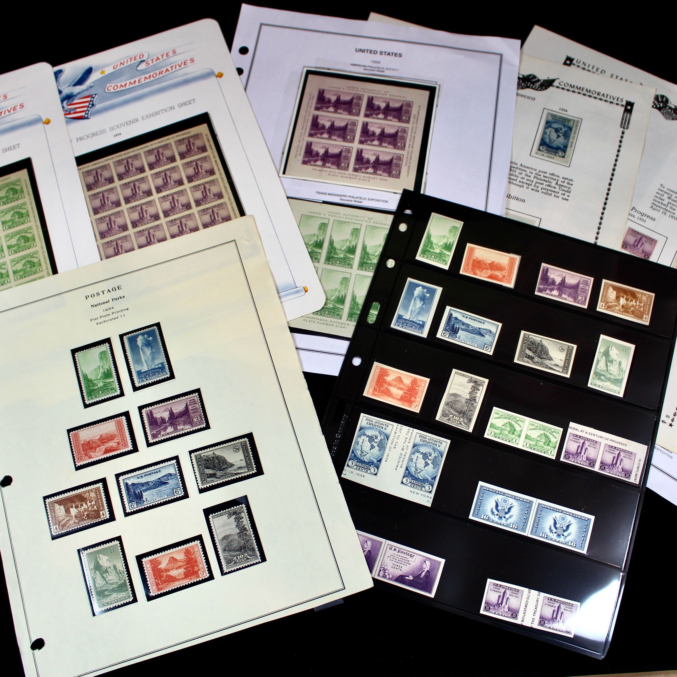 Mint Condition Farley Postage Stamp Collection