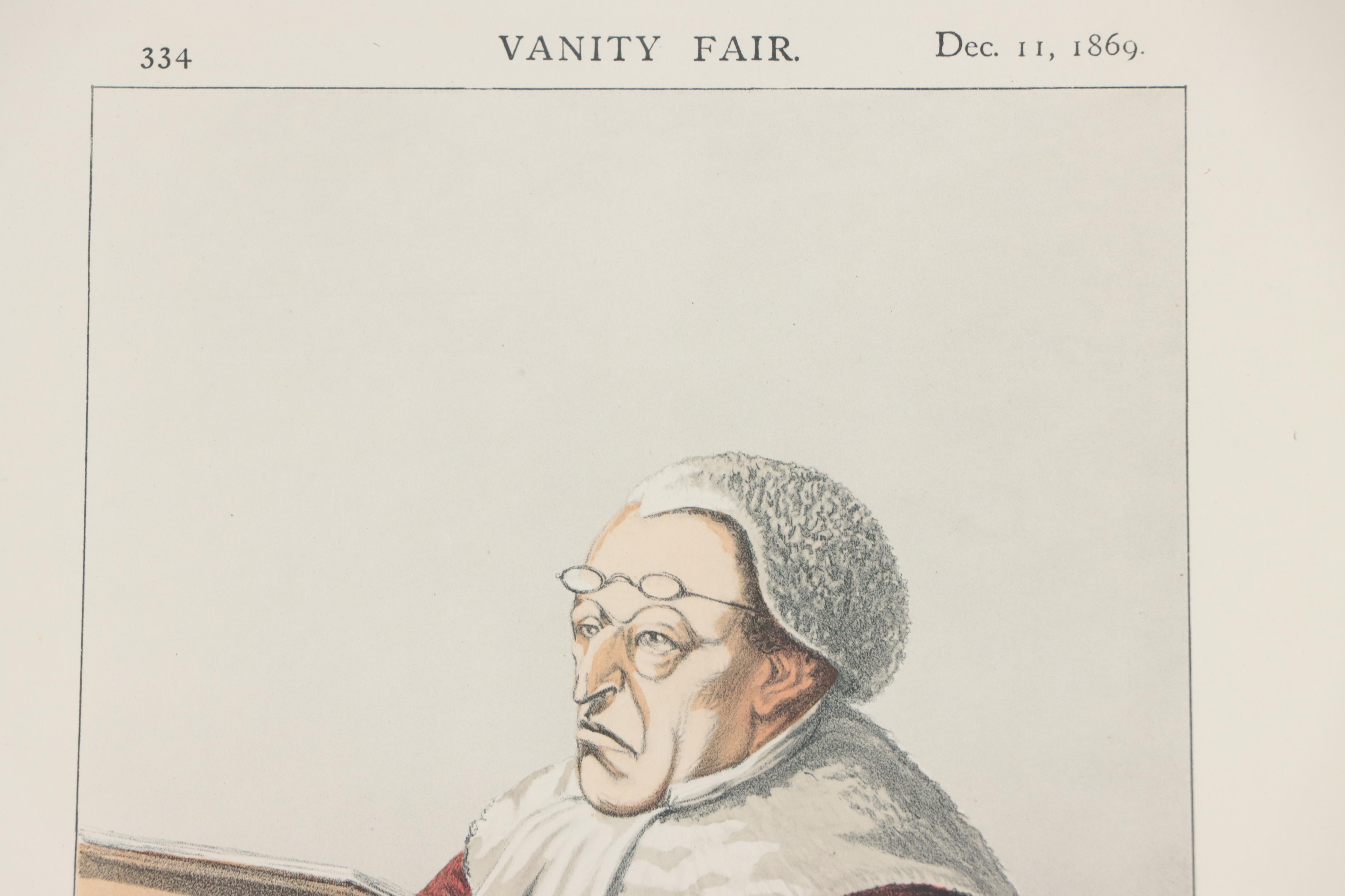 Leslie "Spy" Ward Chromolithographs of Judges, 19th Century