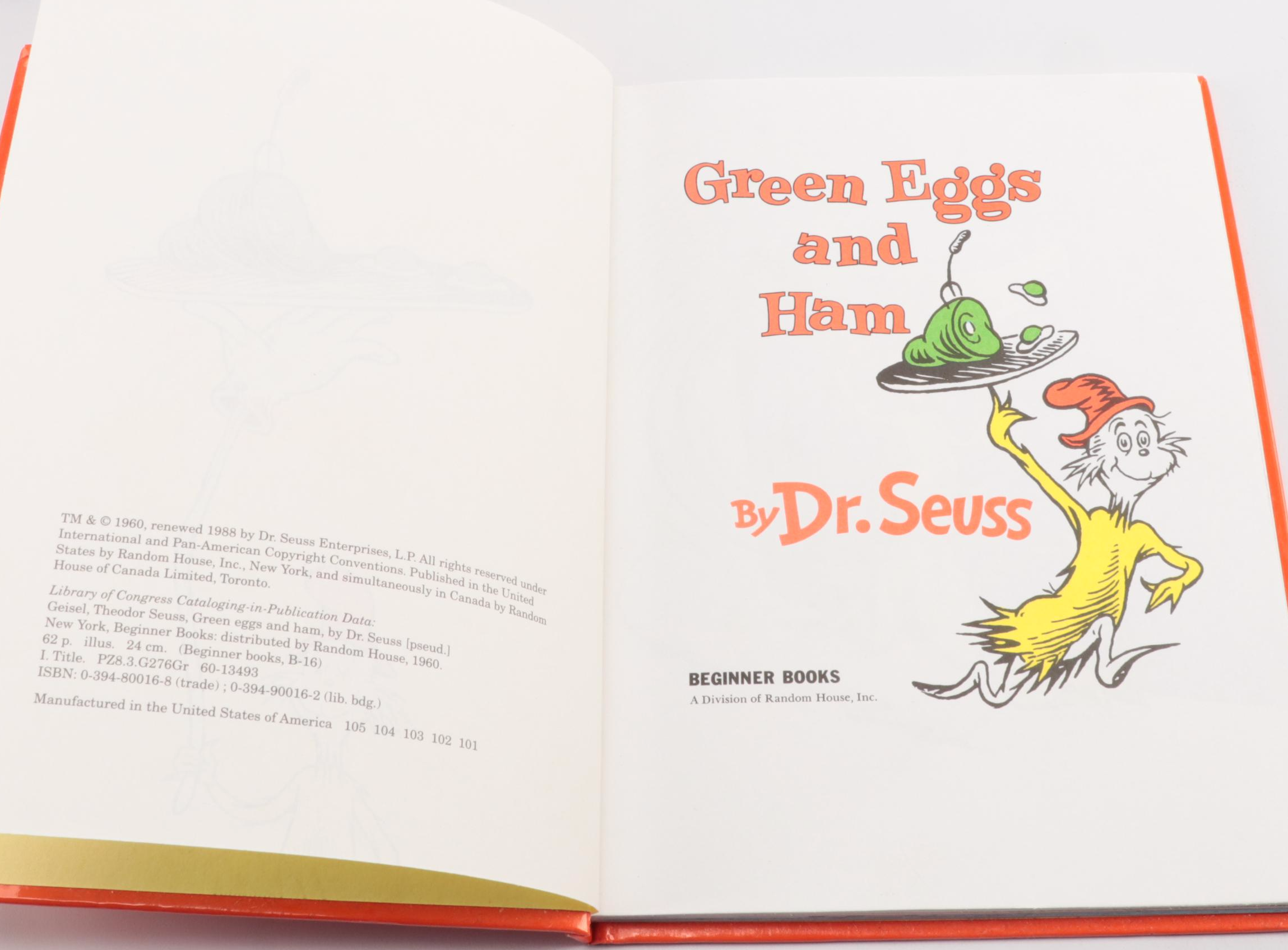 Book Club Edition "On Beyond Zebra!" and More Books by Dr. Seuss