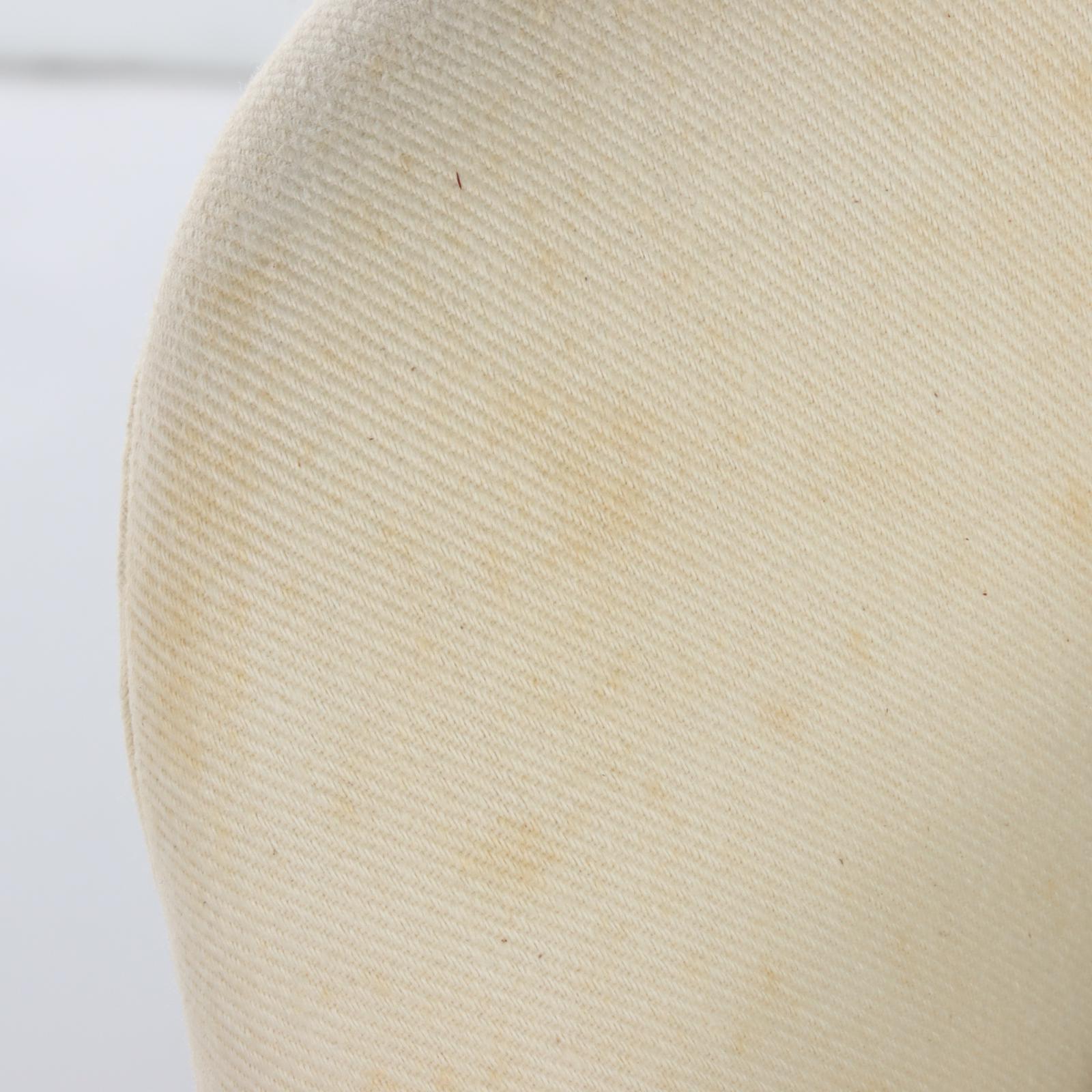 Custom-Slipcovered Swivel Vanity Stool