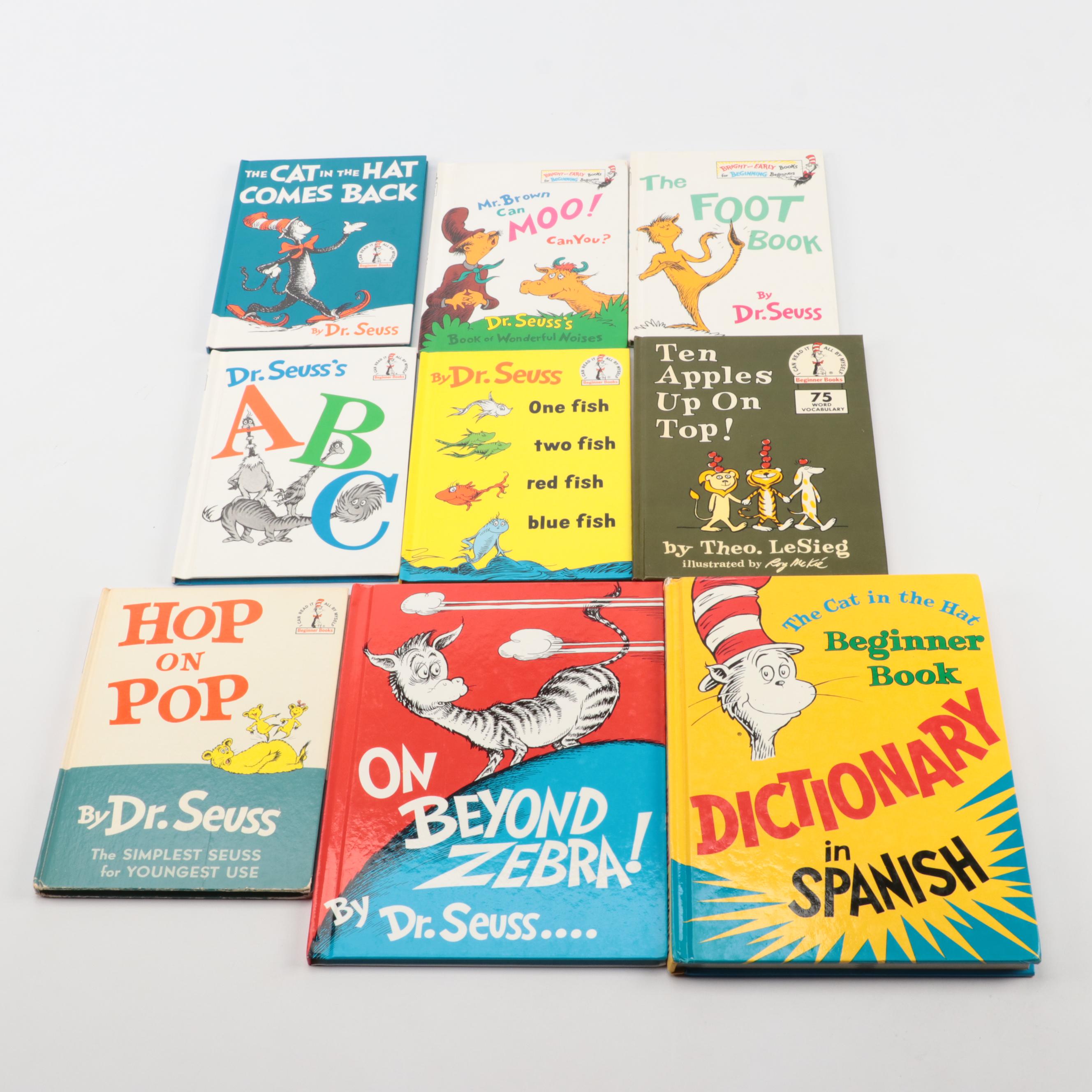 Book Club Edition "On Beyond Zebra!" and More Books by Dr. Seuss