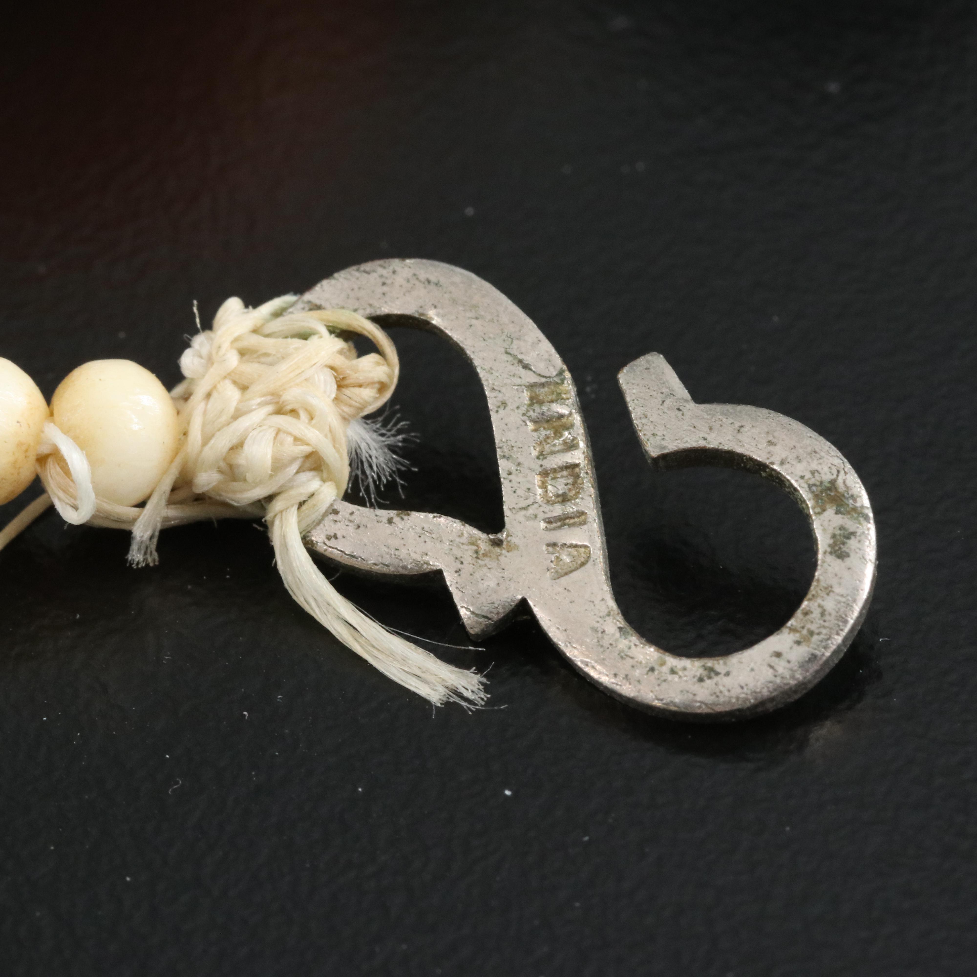 Indian Elephant Necklace and Asian Guardian Dog Necklace with Articulated Accent