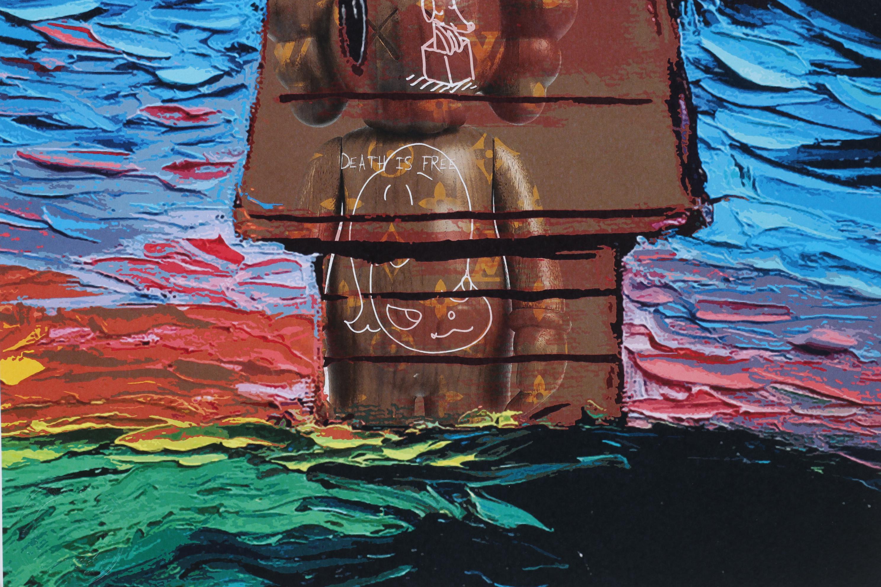 Death NYC Pop Art Graphic Print Snoopy and The Starry Night