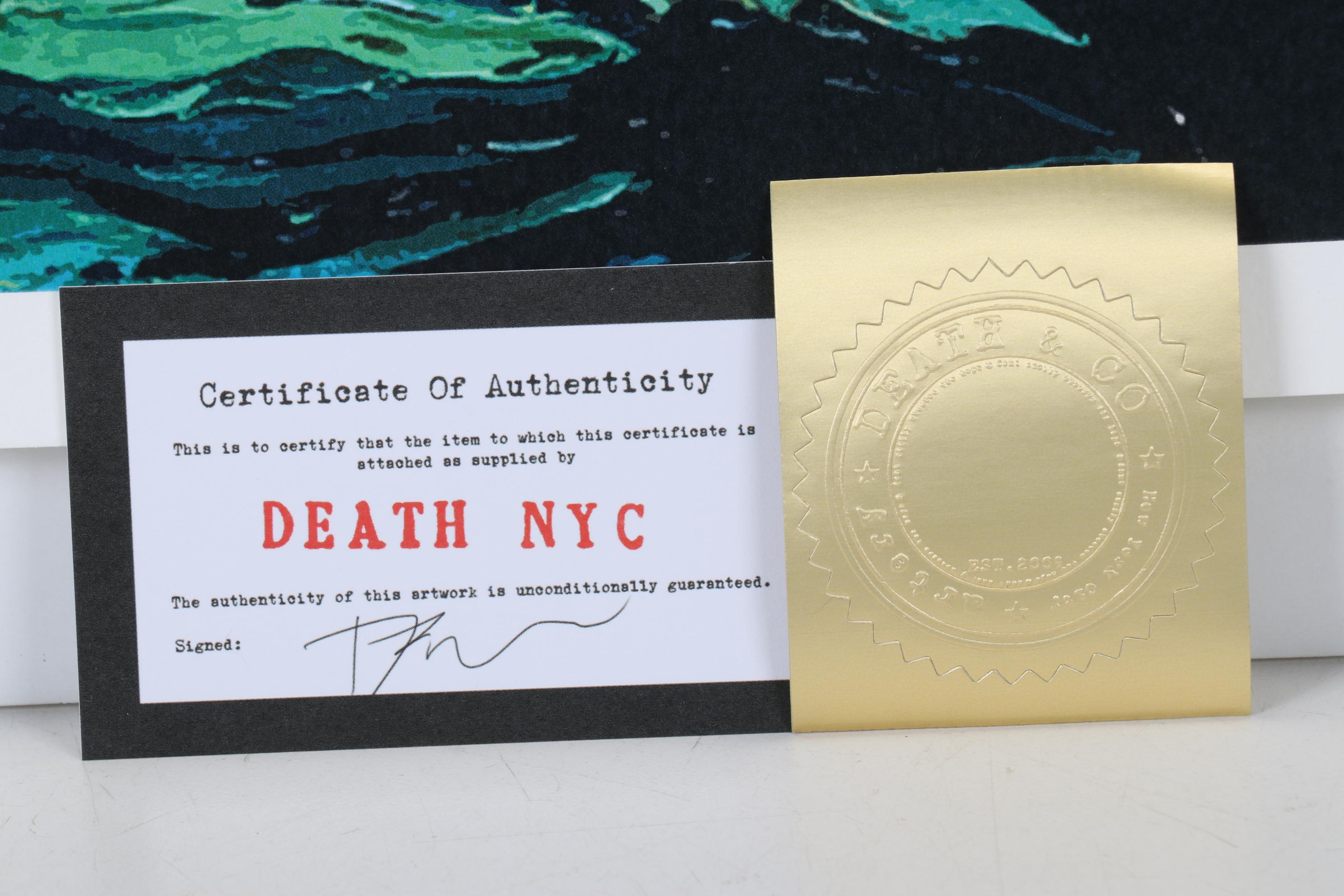 Death NYC Pop Art Graphic Print Snoopy and The Starry Night