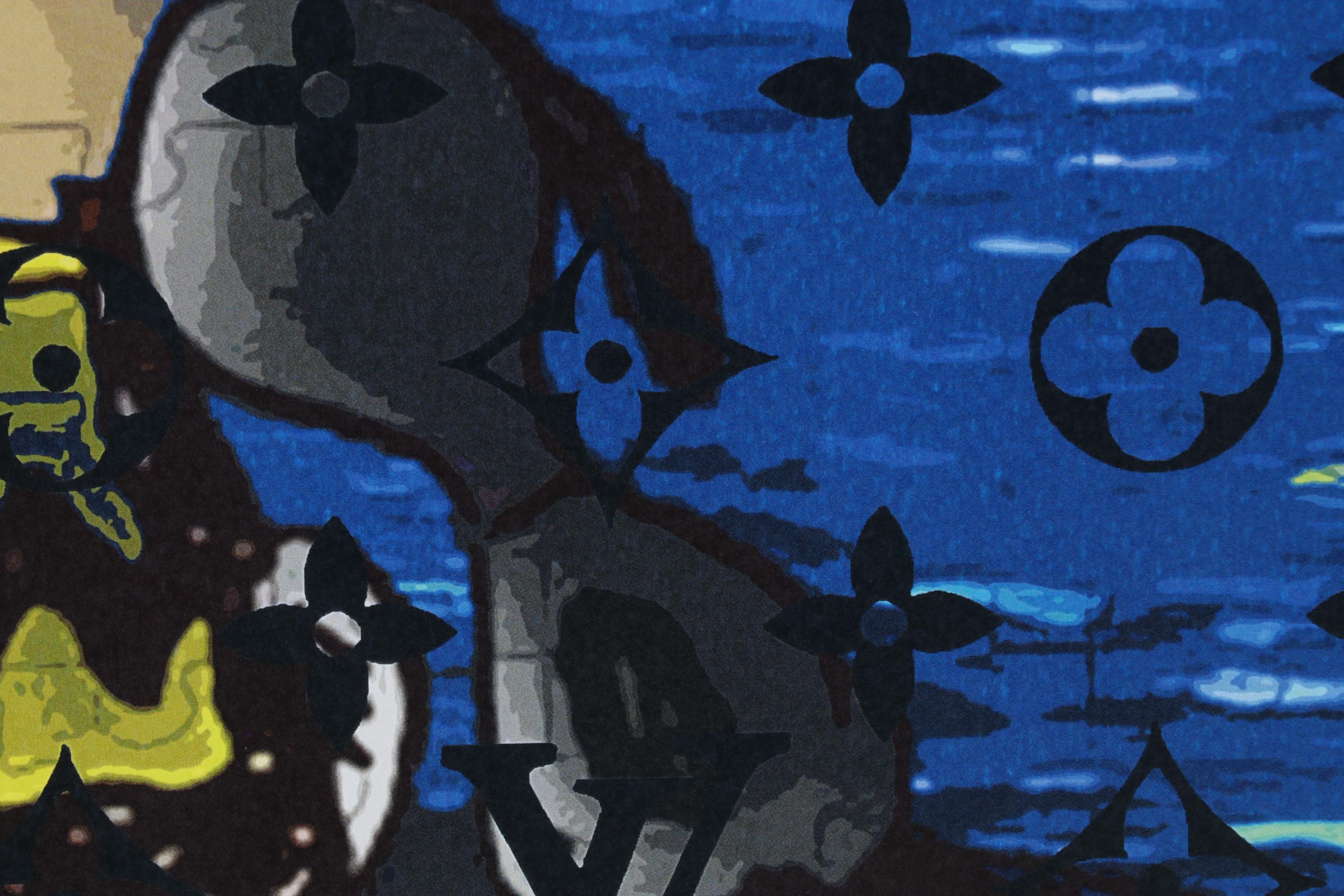 Death NYC Digital Pop Art Print "Charlie Brown, Starry Night," 2022