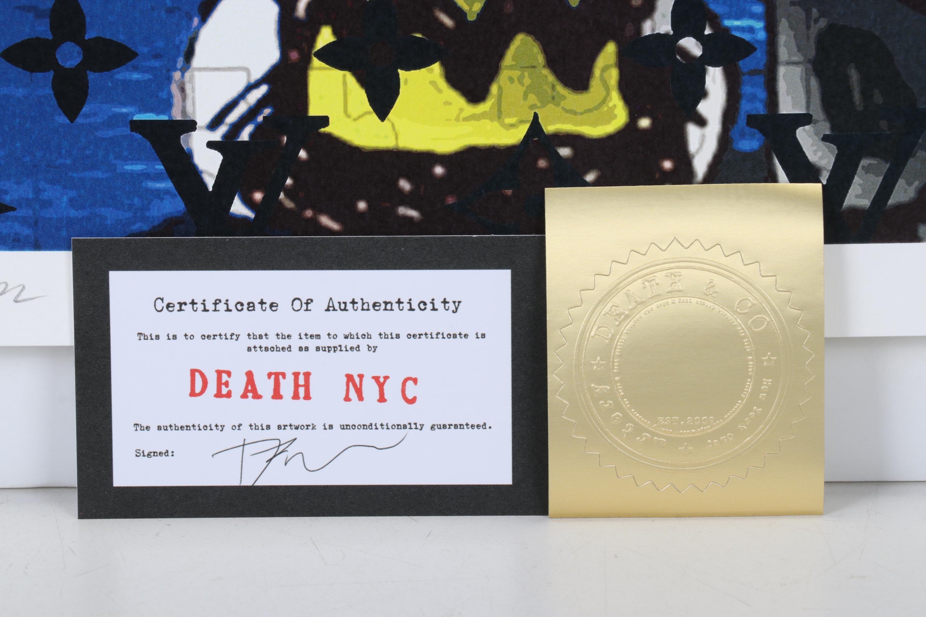 Death NYC Digital Pop Art Print "Charlie Brown, Starry Night," 2022