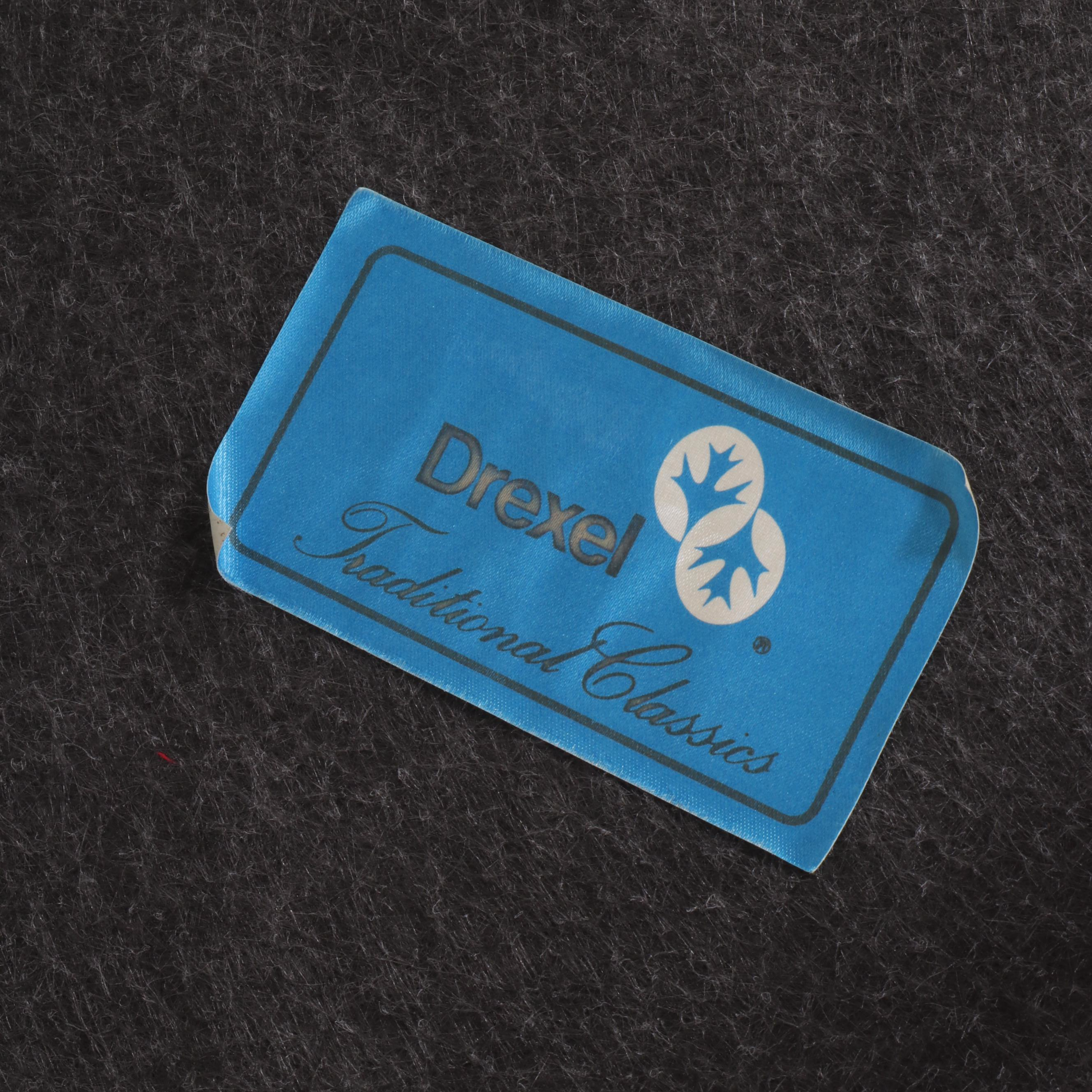 Drexel Queen Anne Style Mahogany and Custom-Upholstered Armchair