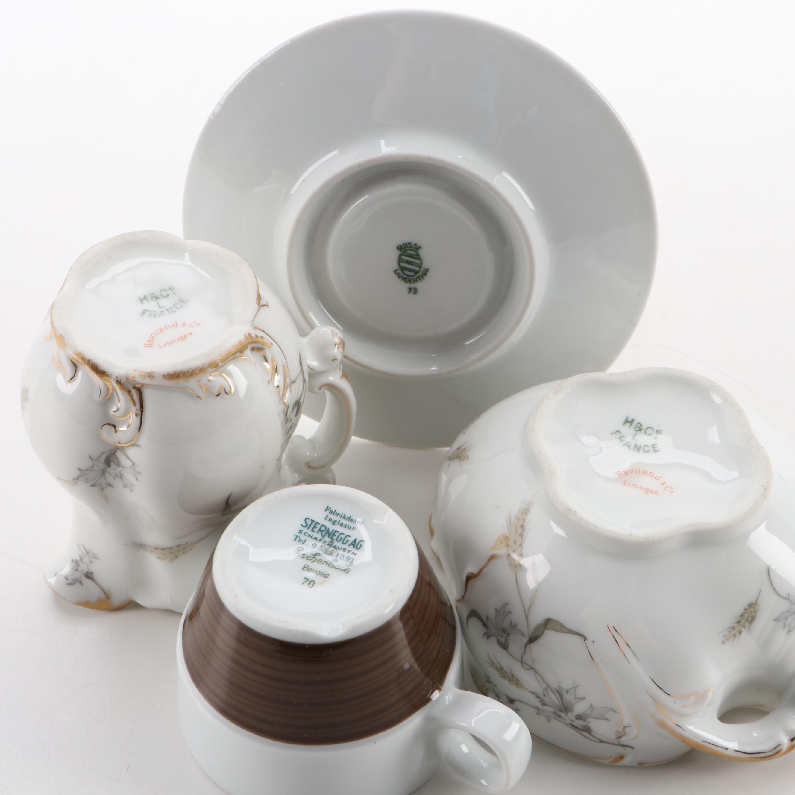 Royal Grafton Blue Willow Bone China Teacup and Saucer with More