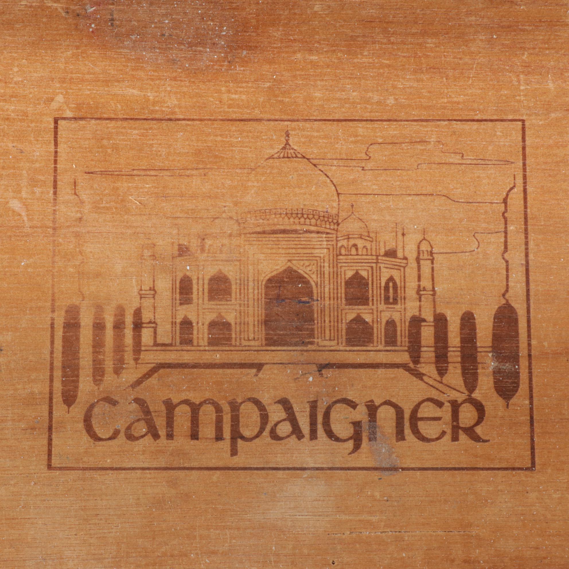 Dixie "Campaigner" Faux-Bamboo Writing Desk, 1970s