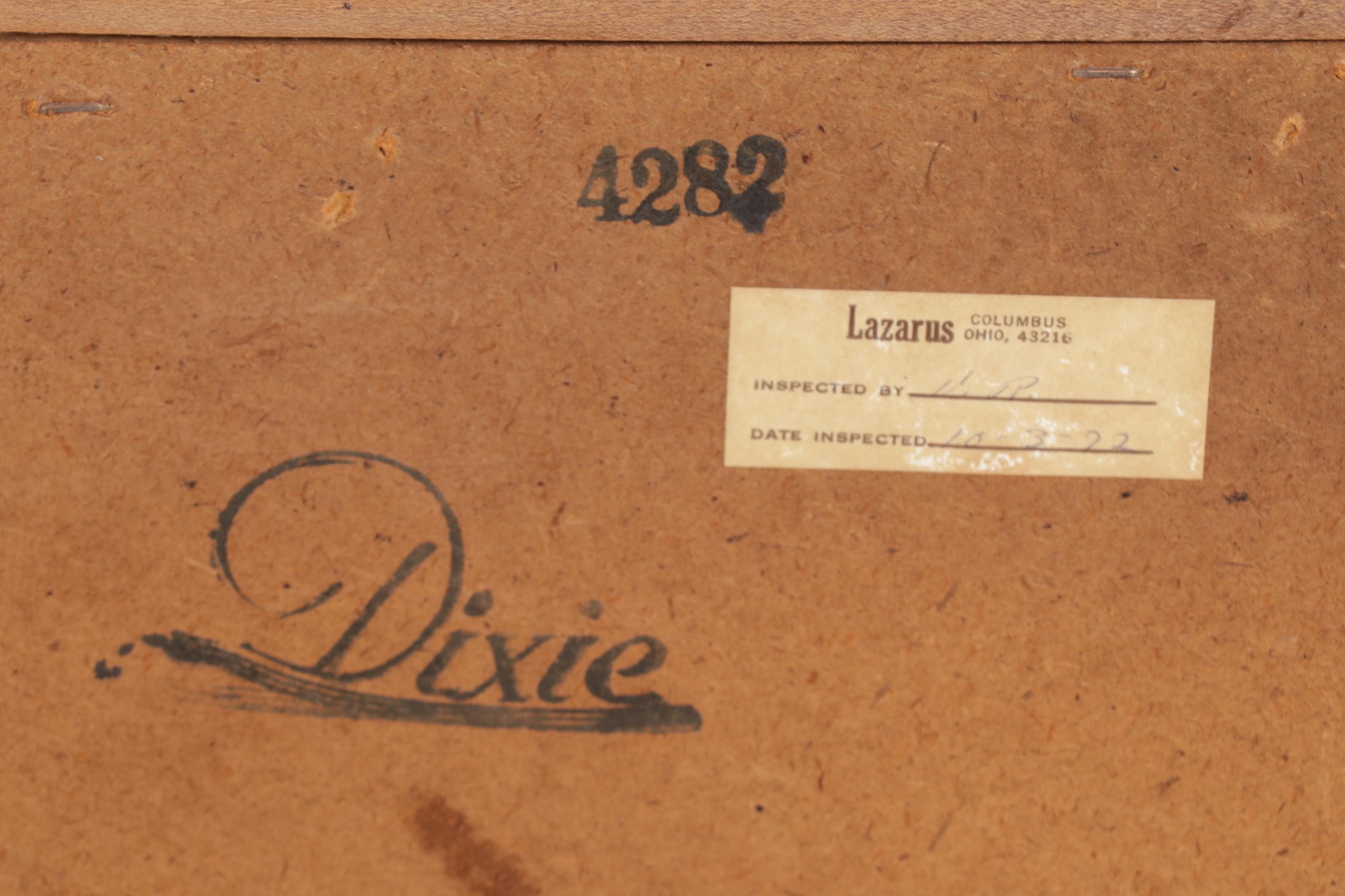 Dixie "Campaigner" Faux-Bamboo Writing Desk, 1970s