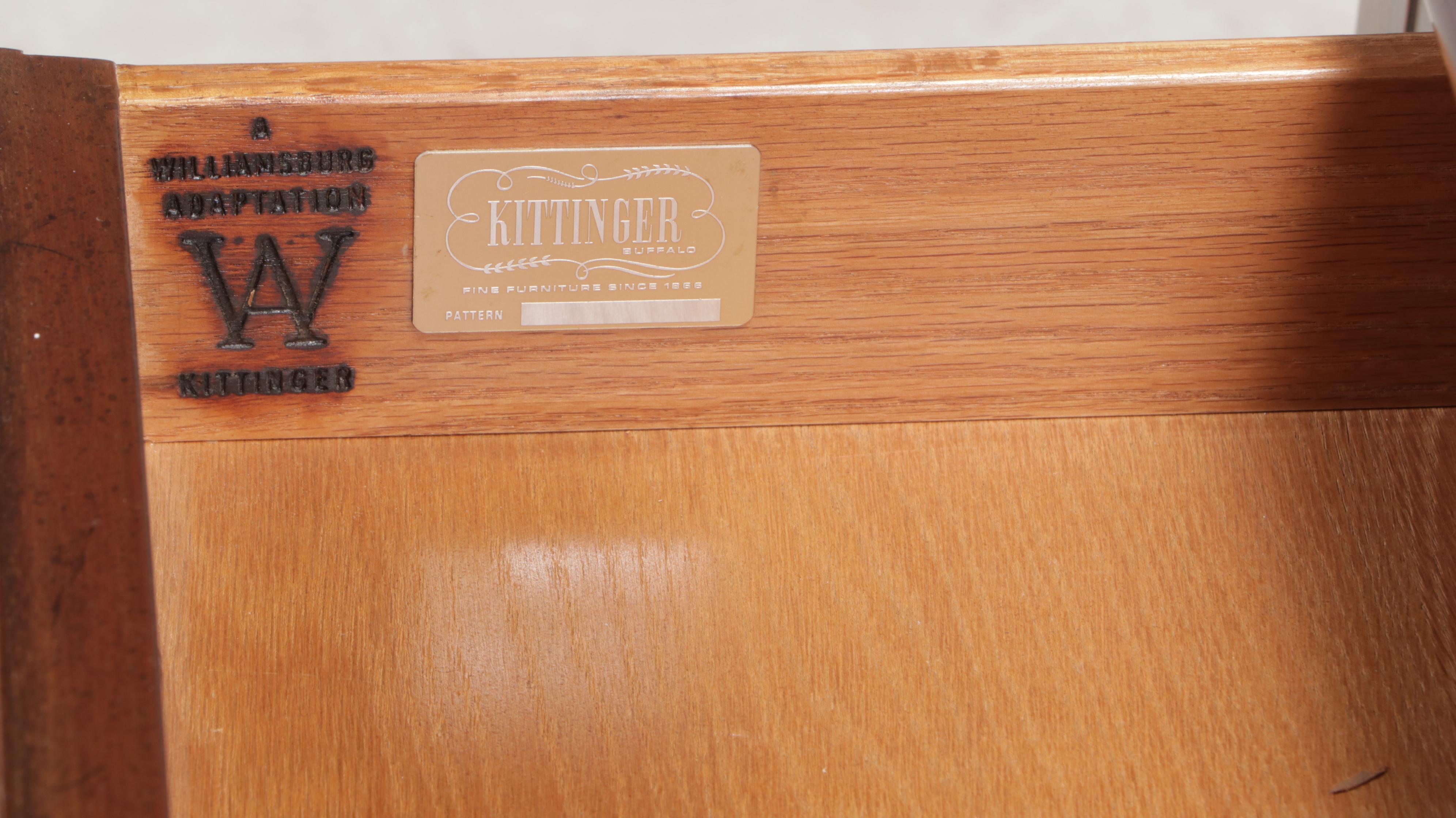 Kittinger "Williamsburg Adaptation" Mahogany Single-Drawer Writing Table