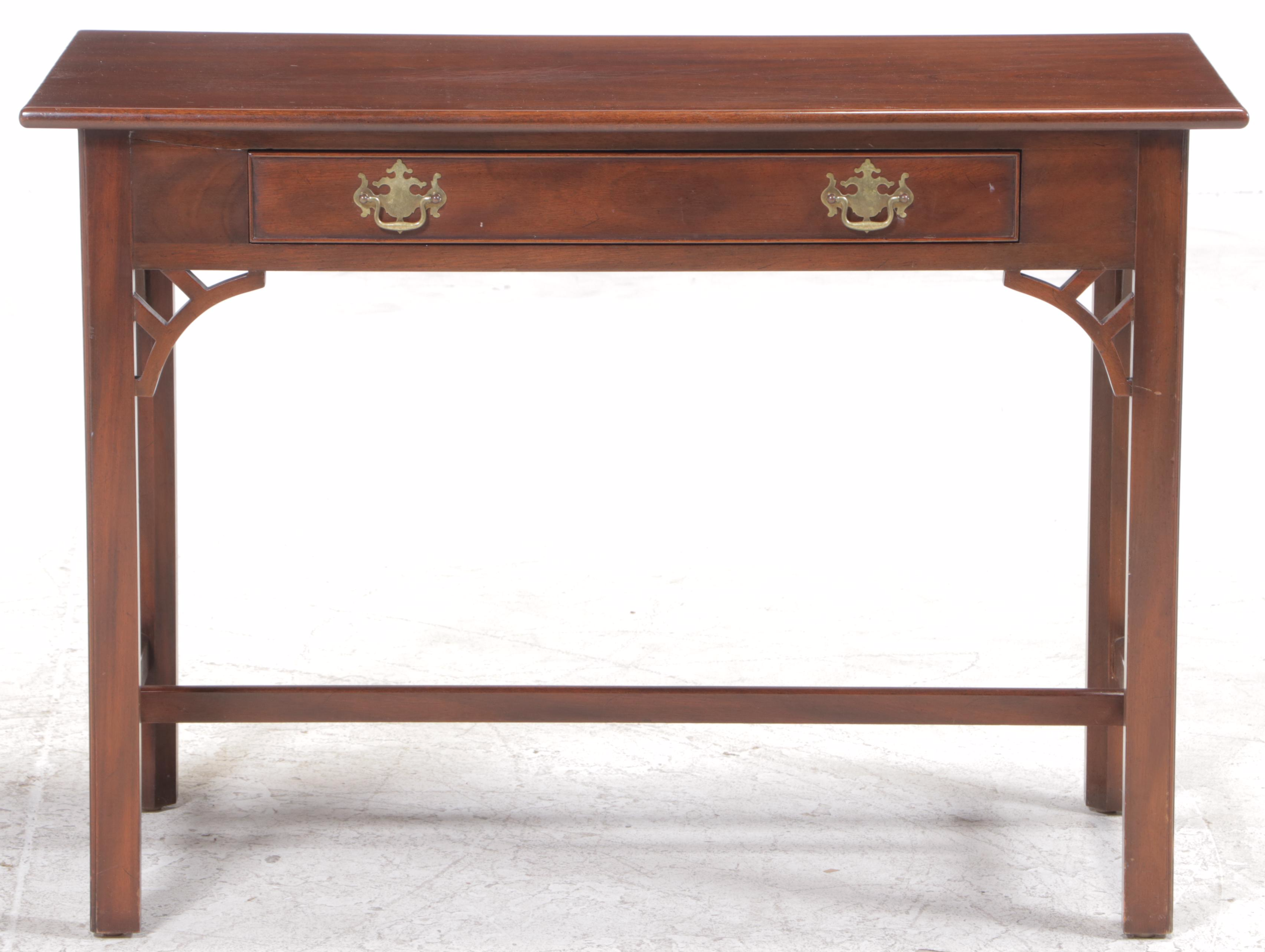 Kittinger "Williamsburg Adaptation" Mahogany Single-Drawer Writing Table