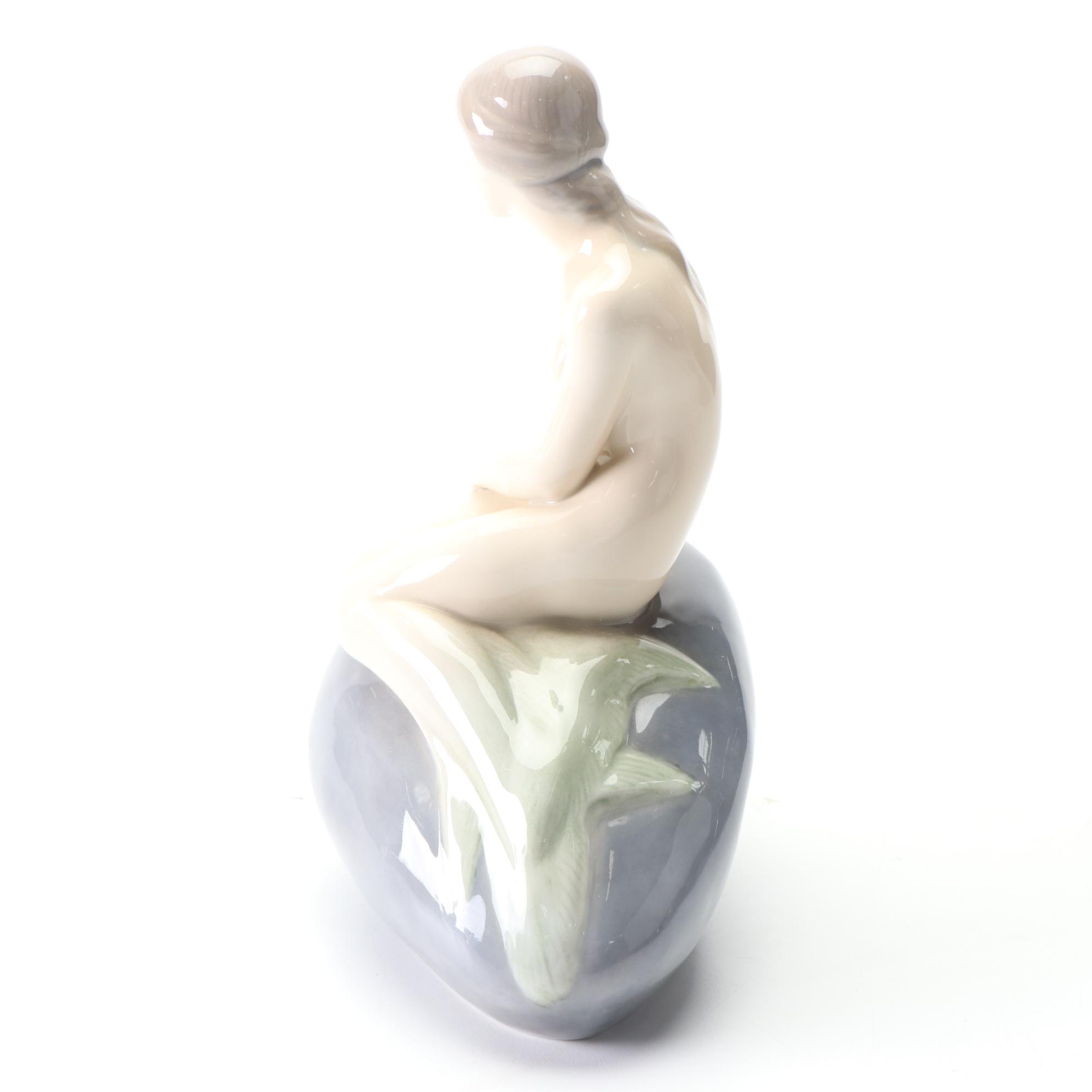 Edvard Eriksen for Royal Copenhagen "Little Mermaid" Porcelain Figurine