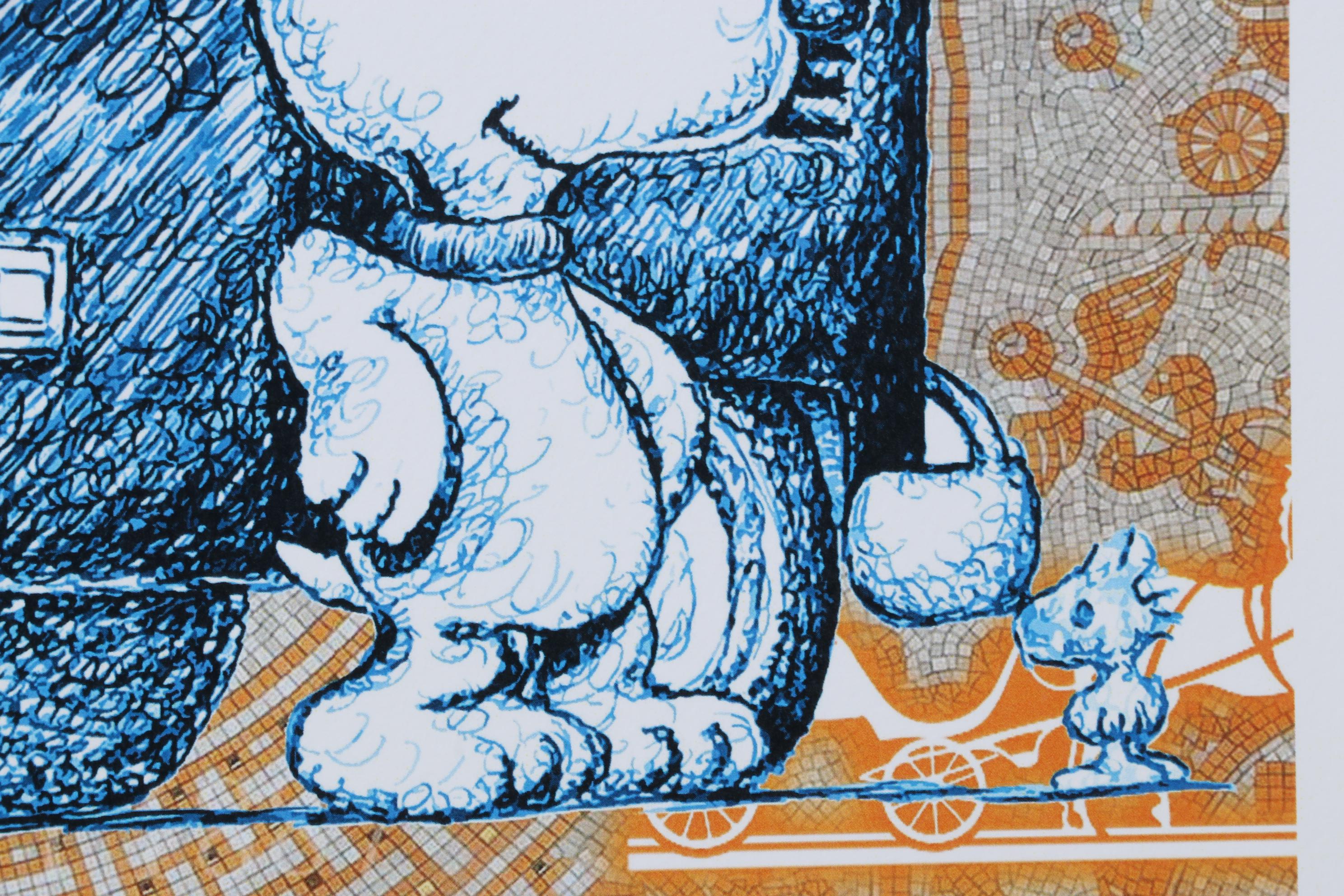 Death NYC Pop Art Graphic Print of Hermès Snoopy and VW Bus