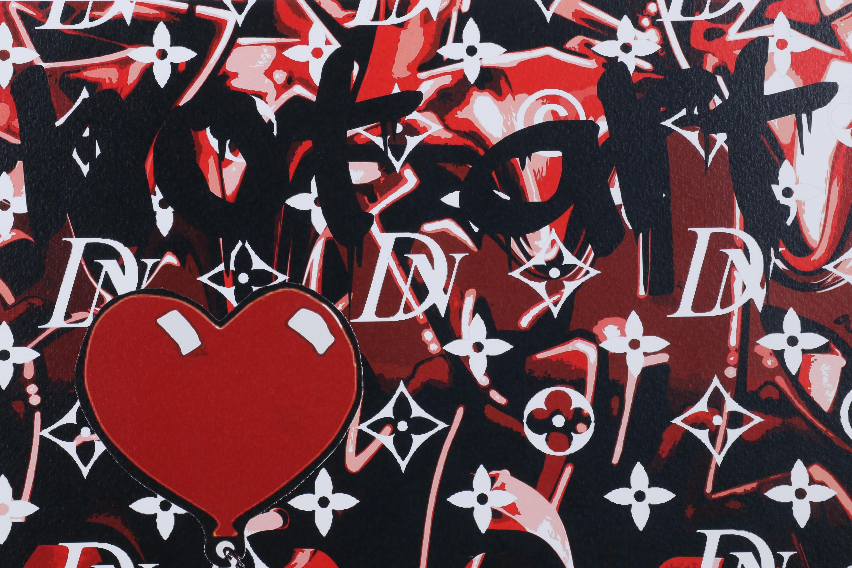 Death NYC Pop Art Graphic Print of Louis Vuitton and Snoopy