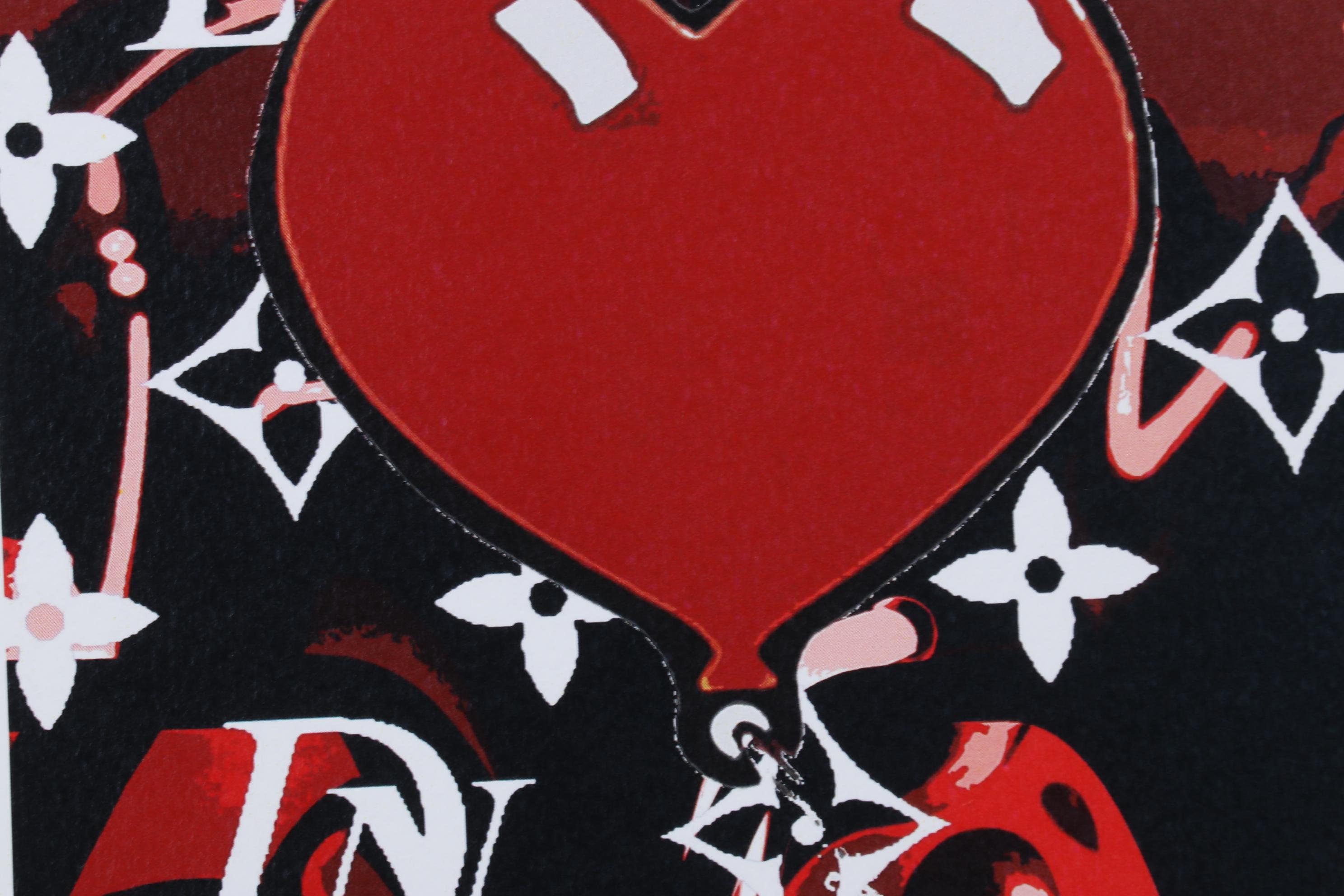 Death NYC Pop Art Graphic Print of Louis Vuitton and Snoopy