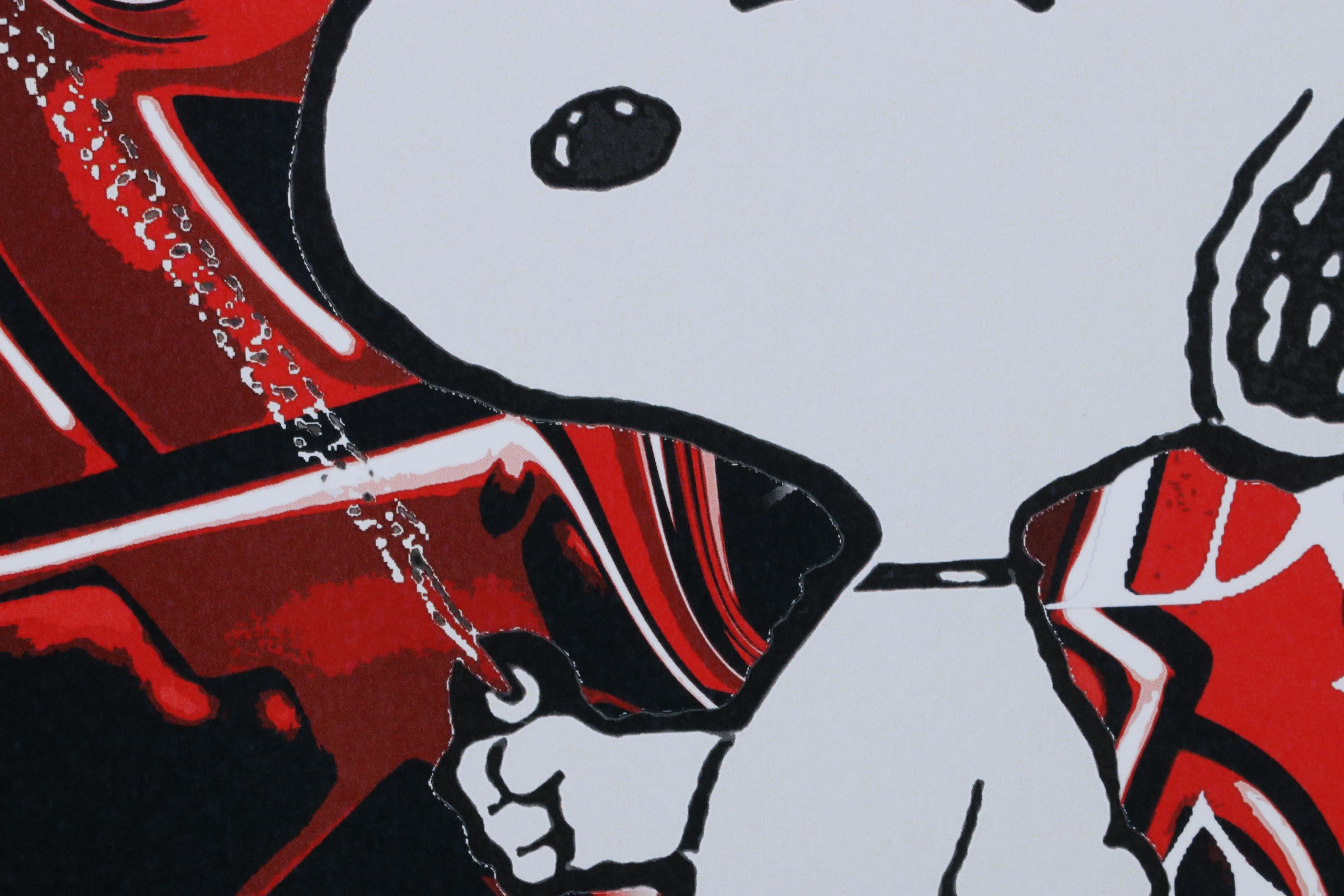 Death NYC Pop Art Graphic Print of Louis Vuitton and Snoopy