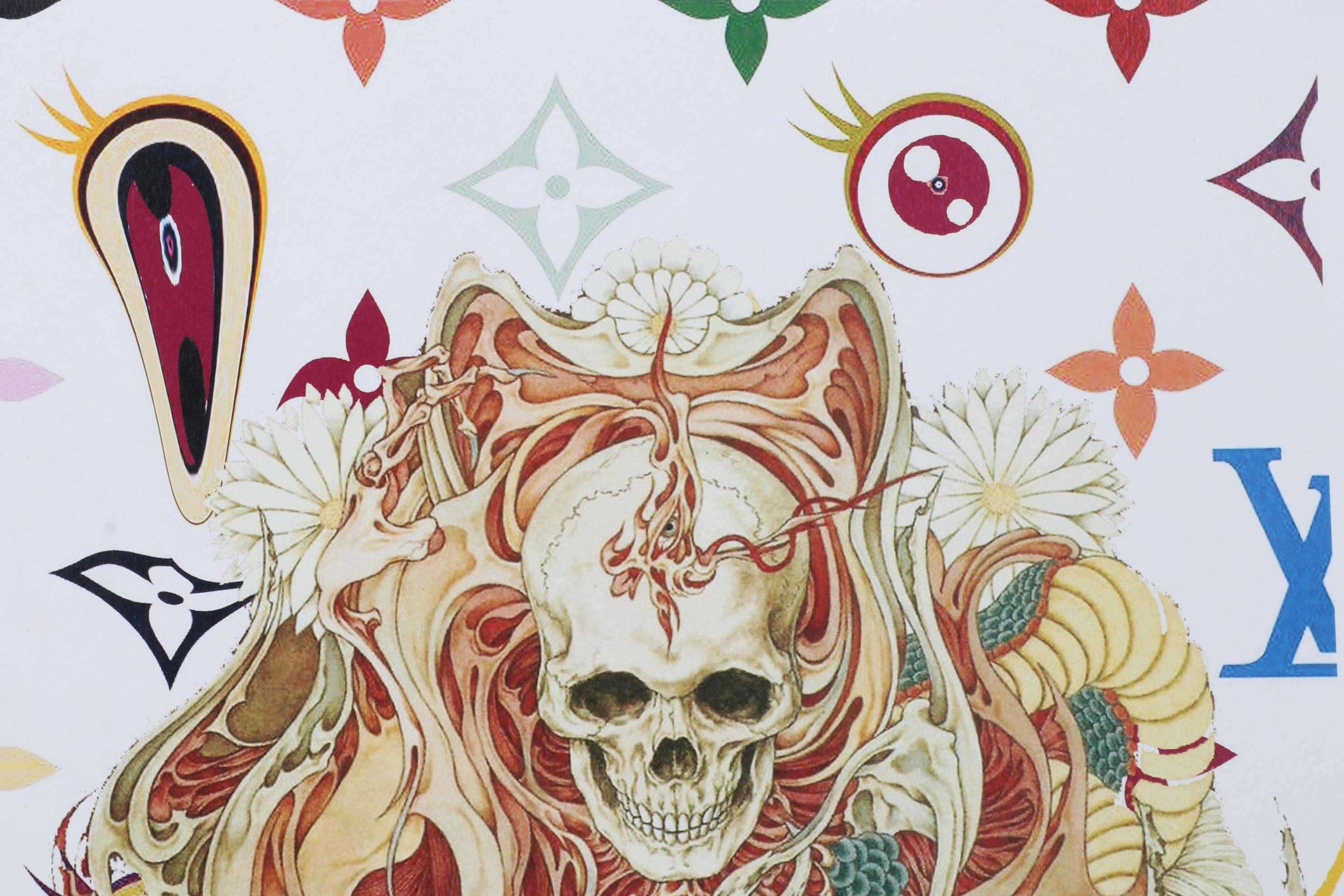 Death NYC Pop Art Graphic Print Featuring Louis Vuitton