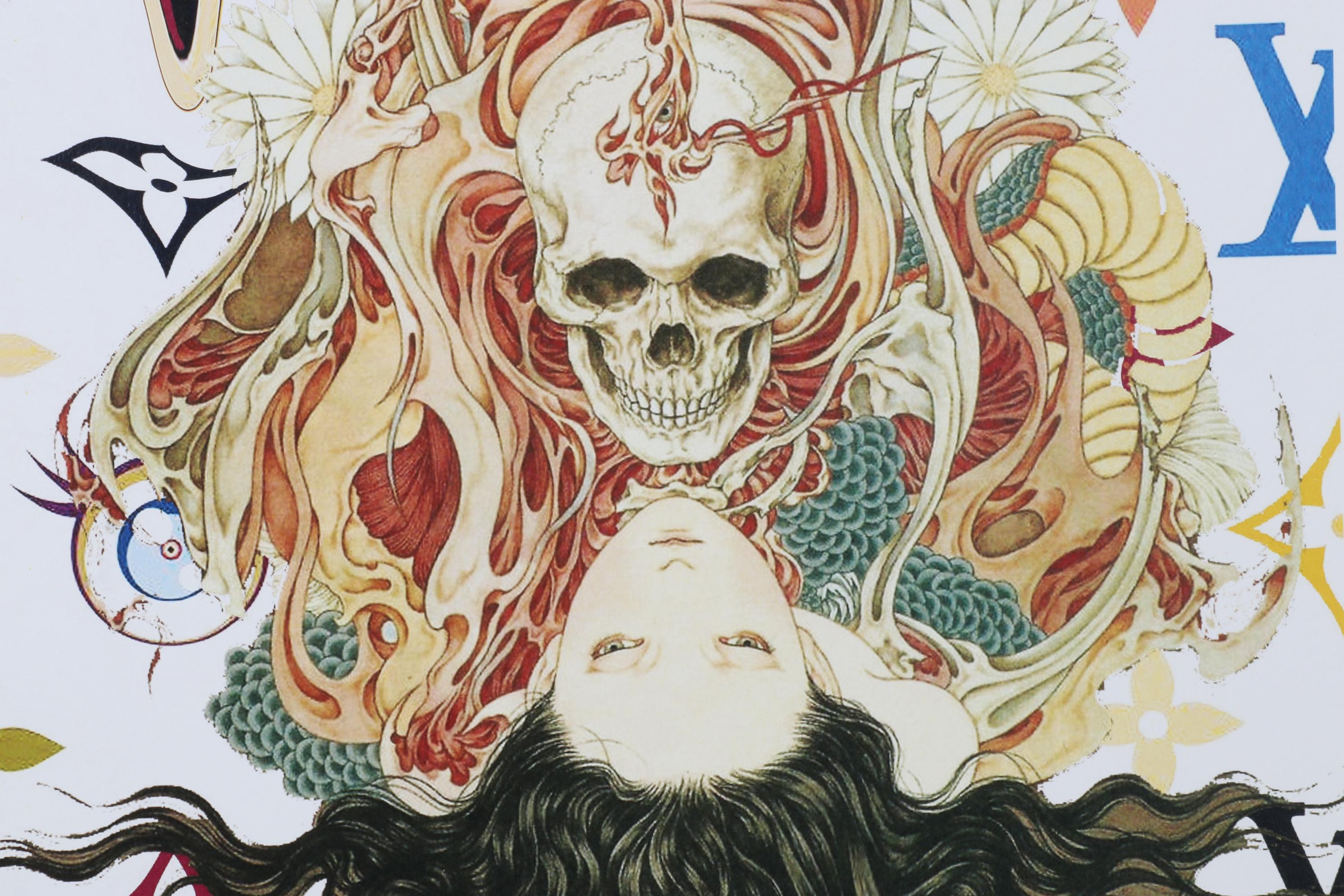 Death NYC Pop Art Graphic Print Featuring Louis Vuitton