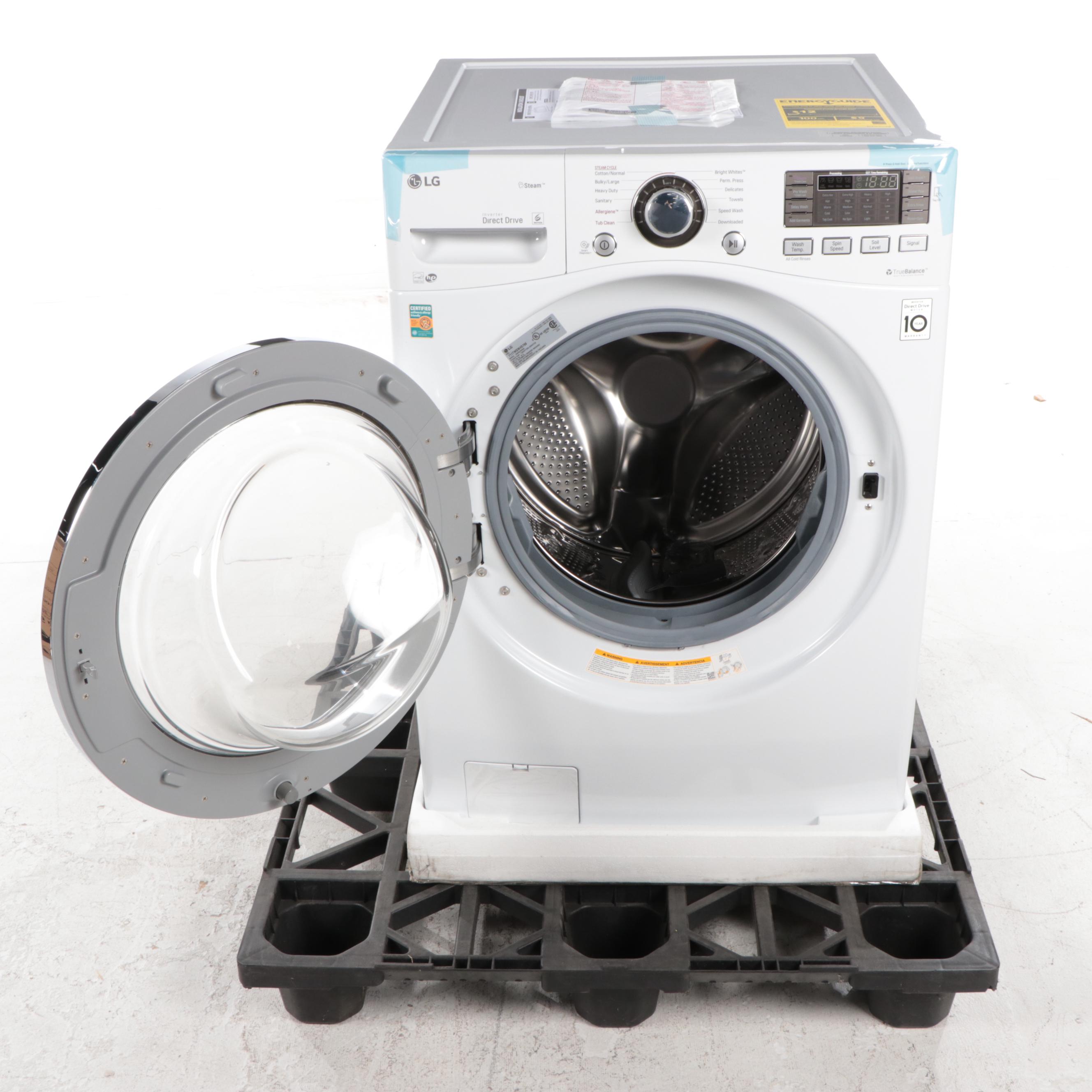 LG High Efficiency Stackable Front-Load Washer with 6Motion Technoogy