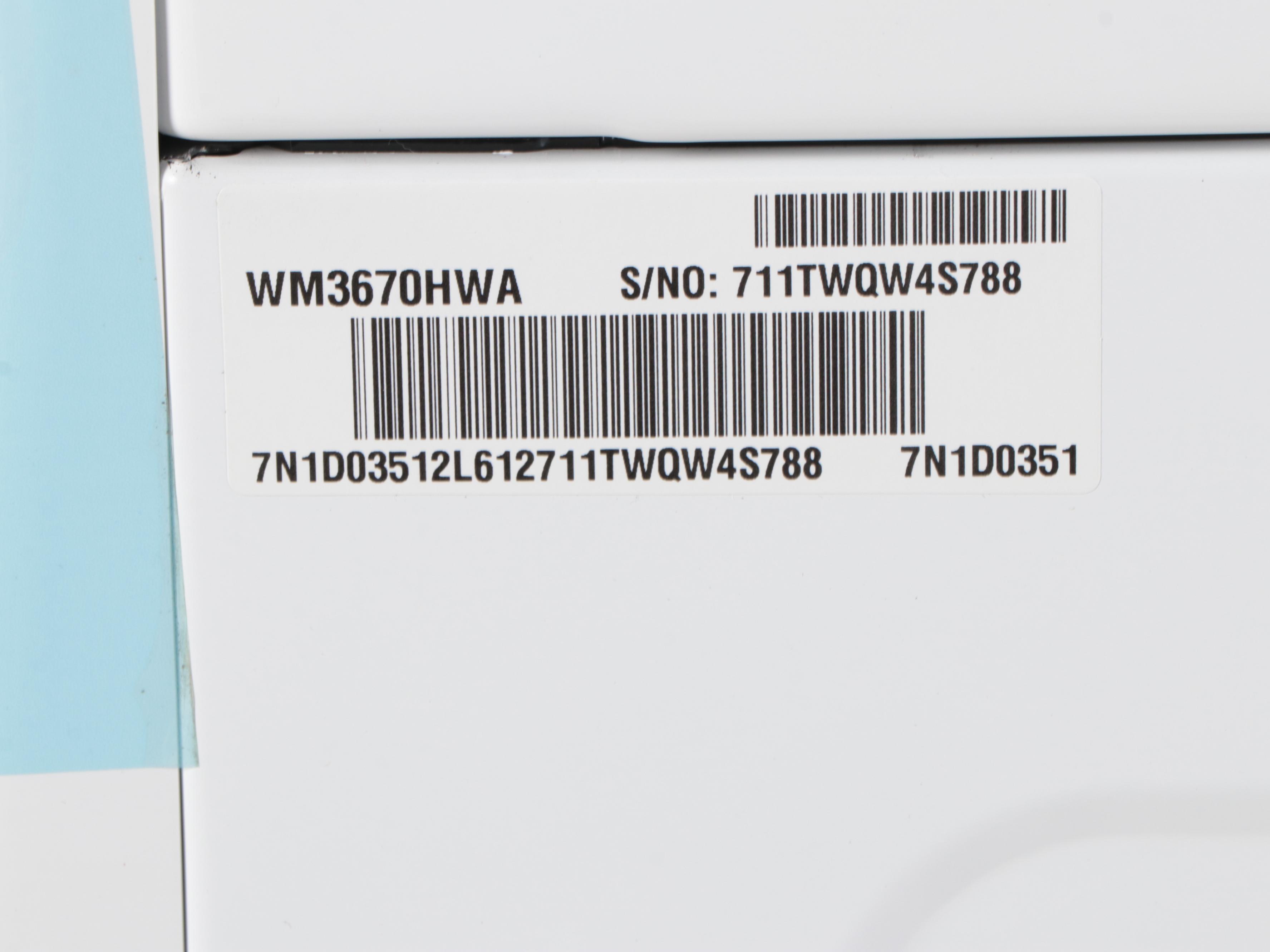 LG High Efficiency Stackable Front-Load Washer with 6Motion Technoogy