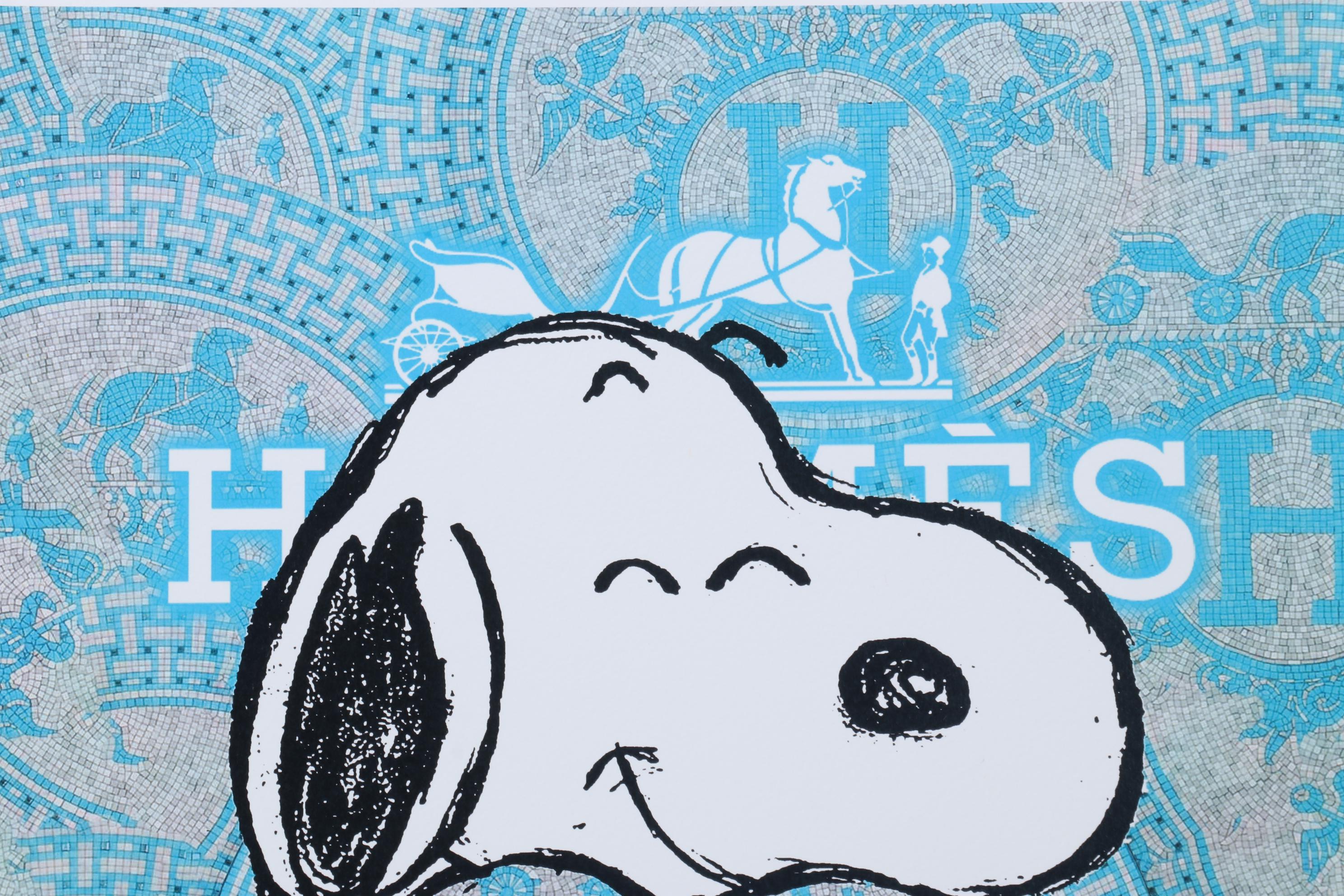 Death NYC Pop Art Graphic Print of Snoopy
