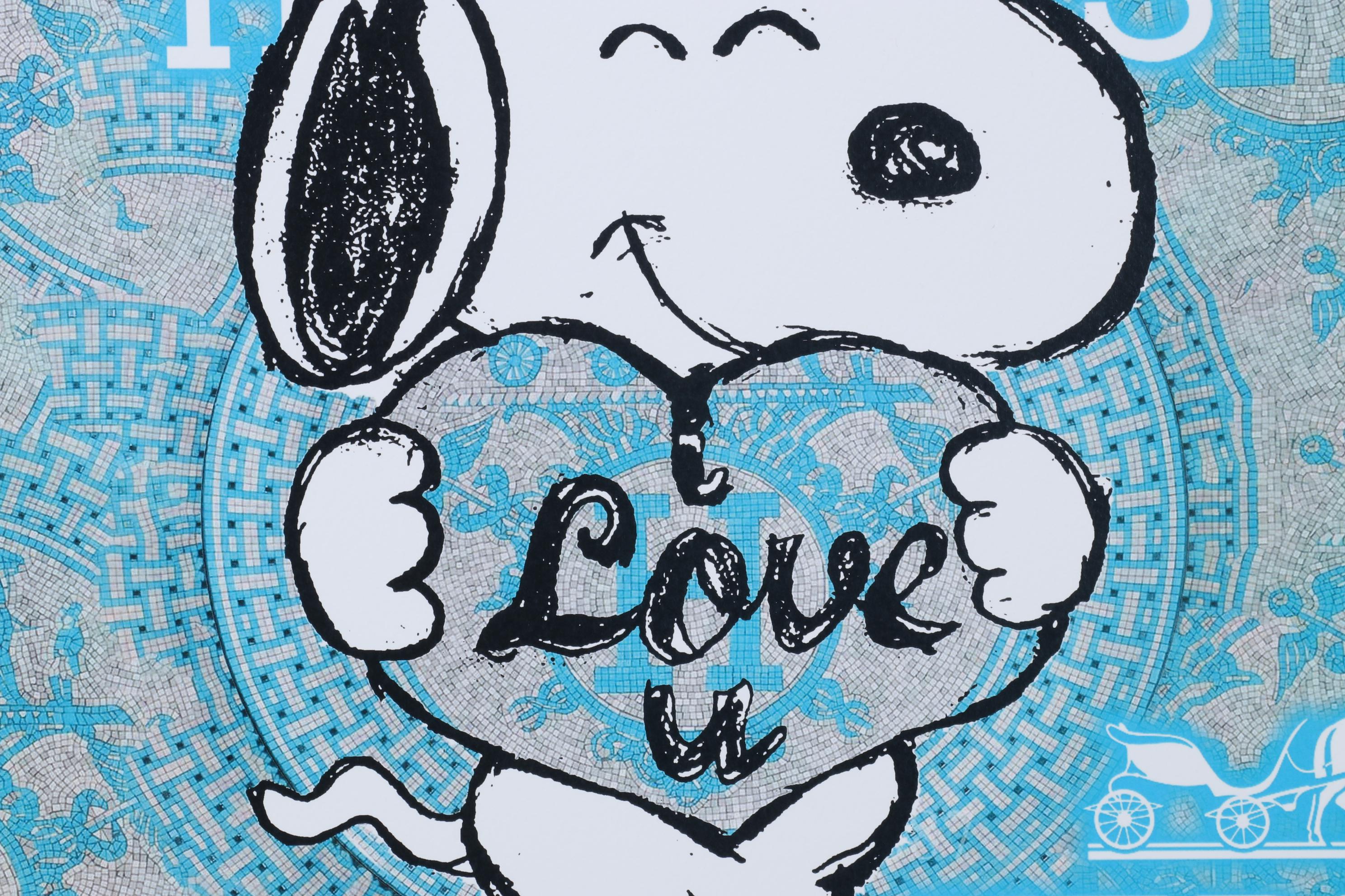 Death NYC Pop Art Graphic Print of Snoopy