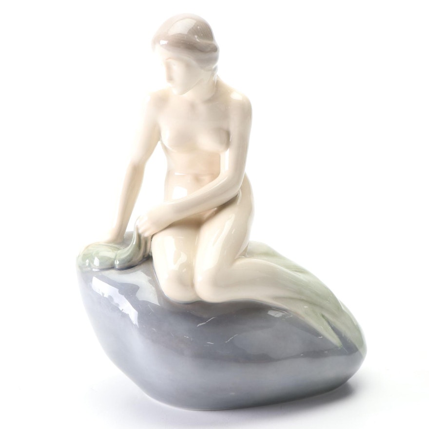 Edvard Eriksen for Royal Copenhagen "Little Mermaid" Porcelain Figurine