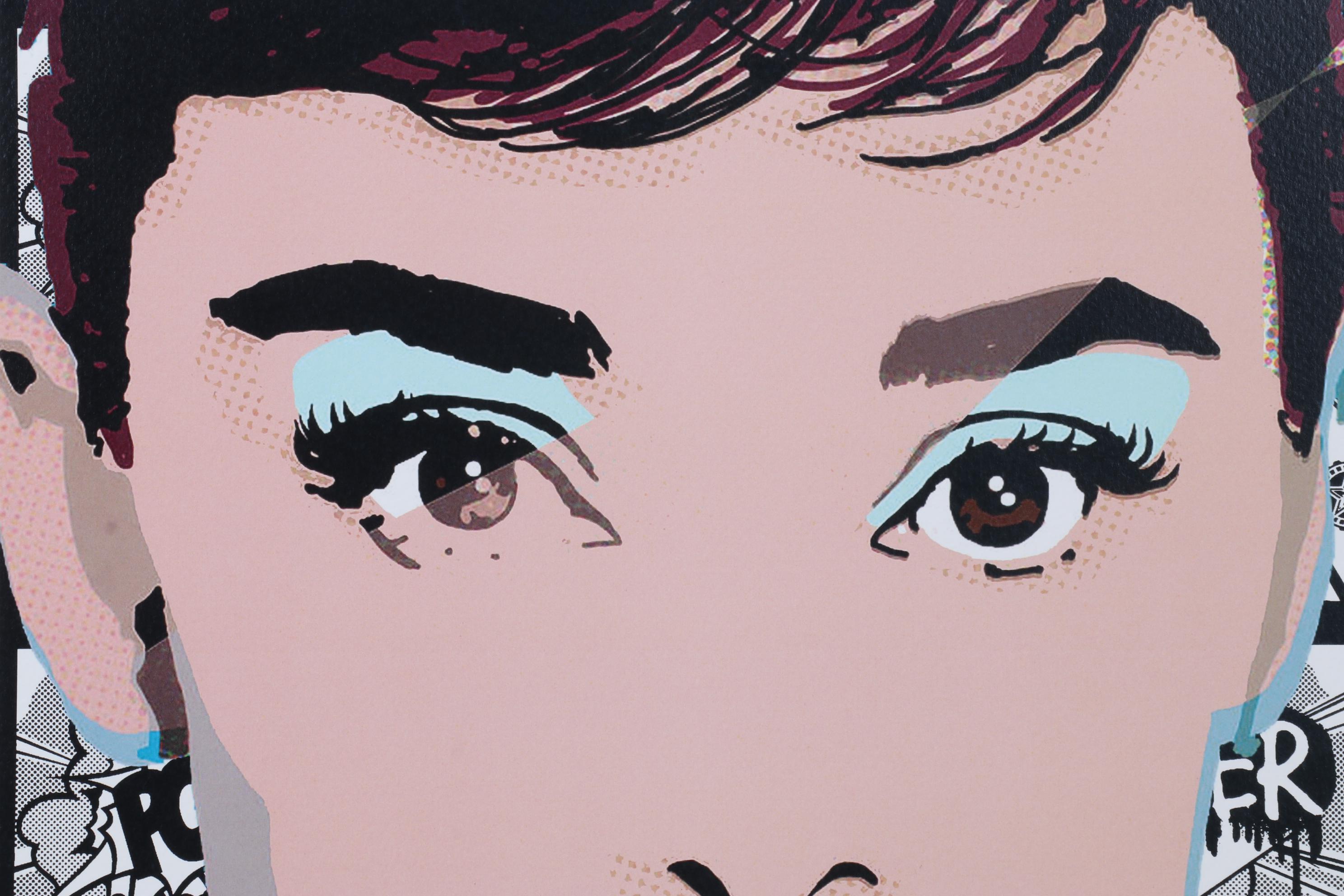 Death NYC Digital Pop Art Print of Audrey Hepburn, 2022