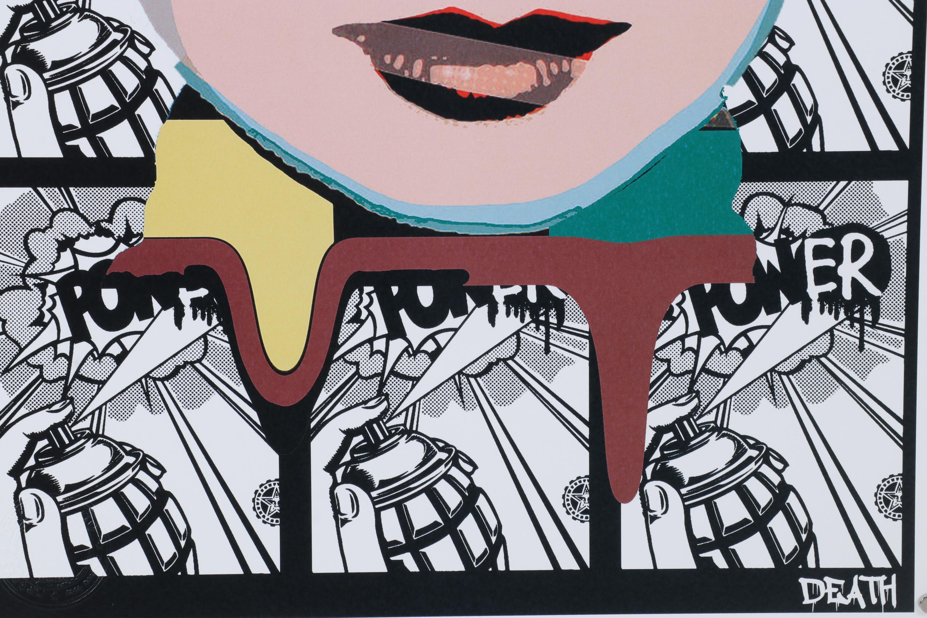 Death NYC Digital Pop Art Print of Audrey Hepburn, 2022