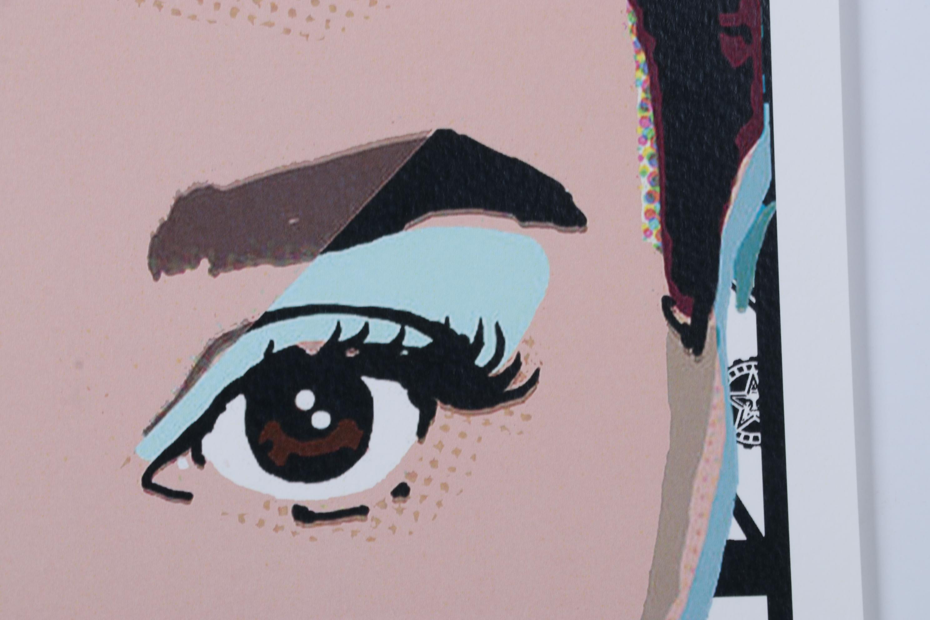 Death NYC Digital Pop Art Print of Audrey Hepburn, 2022