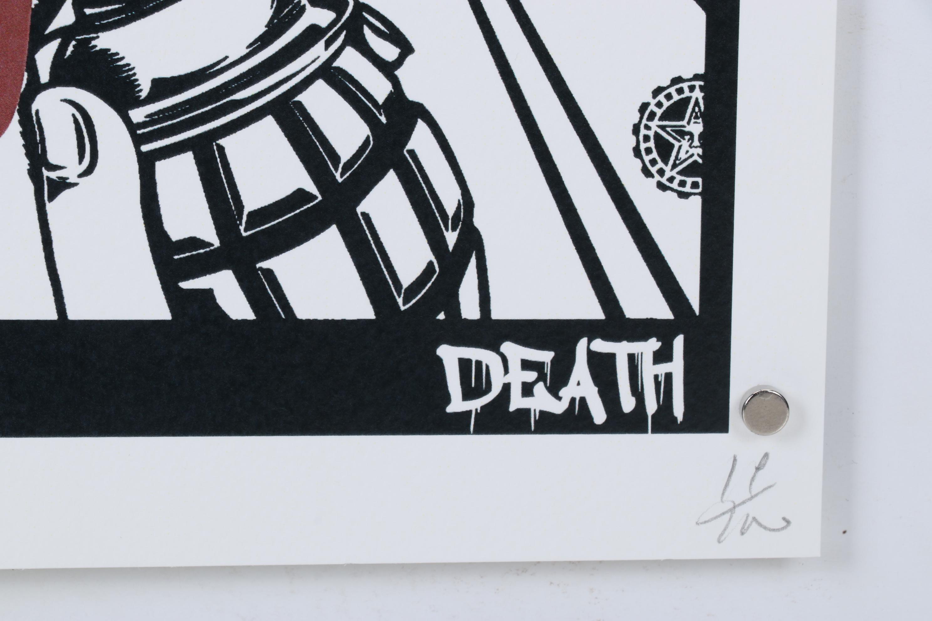 Death NYC Digital Pop Art Print of Audrey Hepburn, 2022