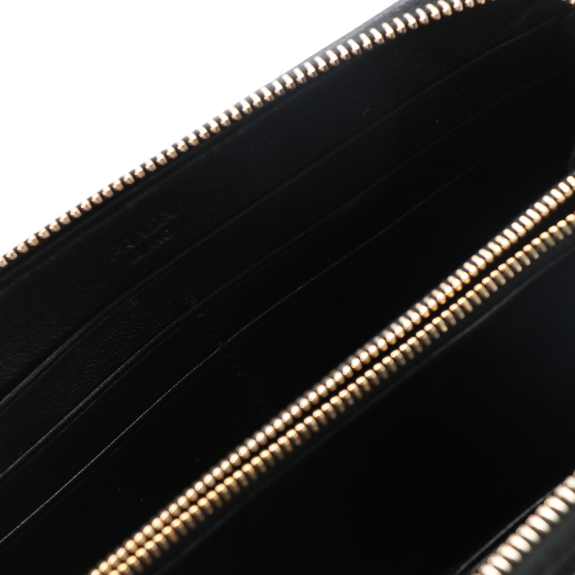 Prada Zip-Around Wallet in Printed Leather