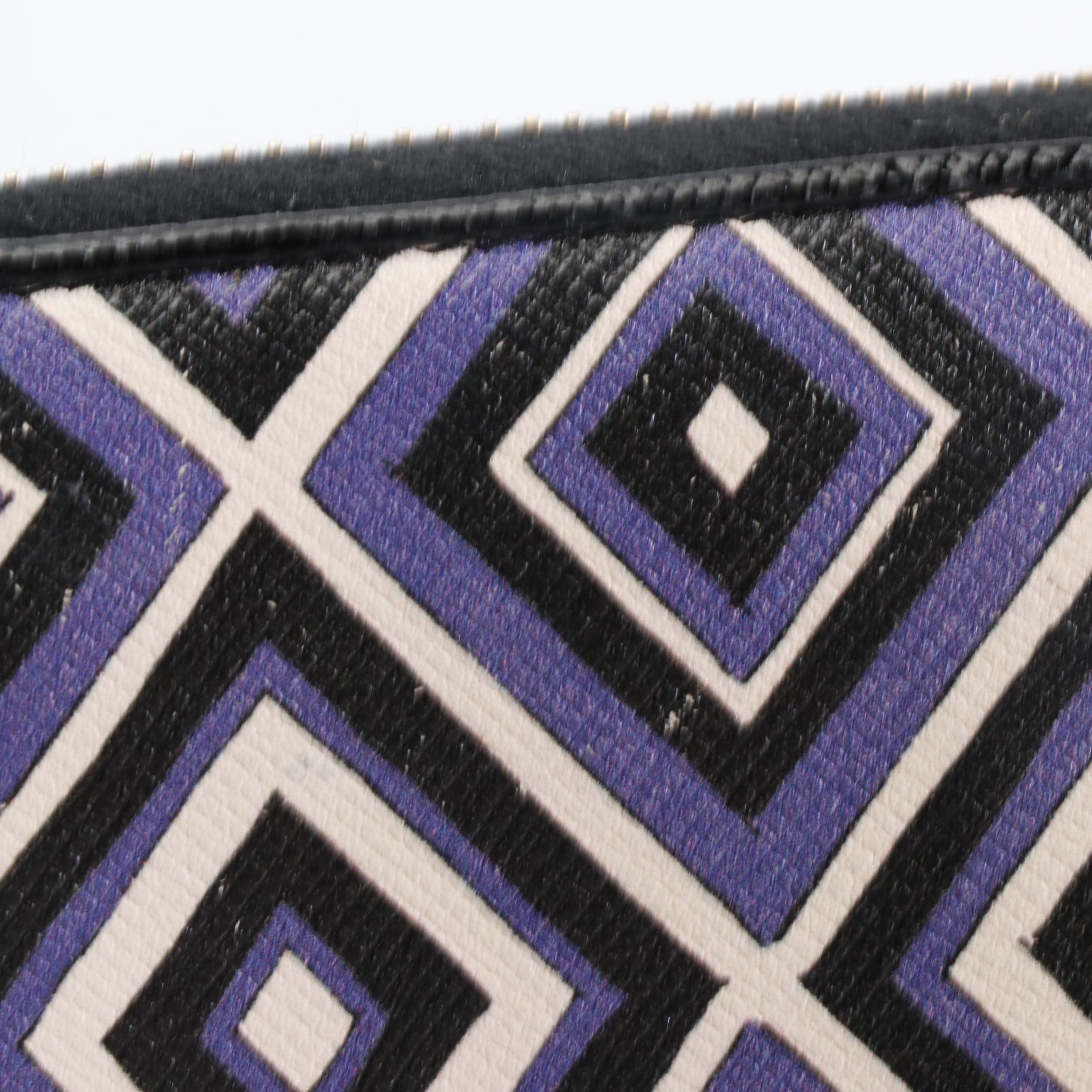 Prada Zip-Around Wallet in Printed Leather