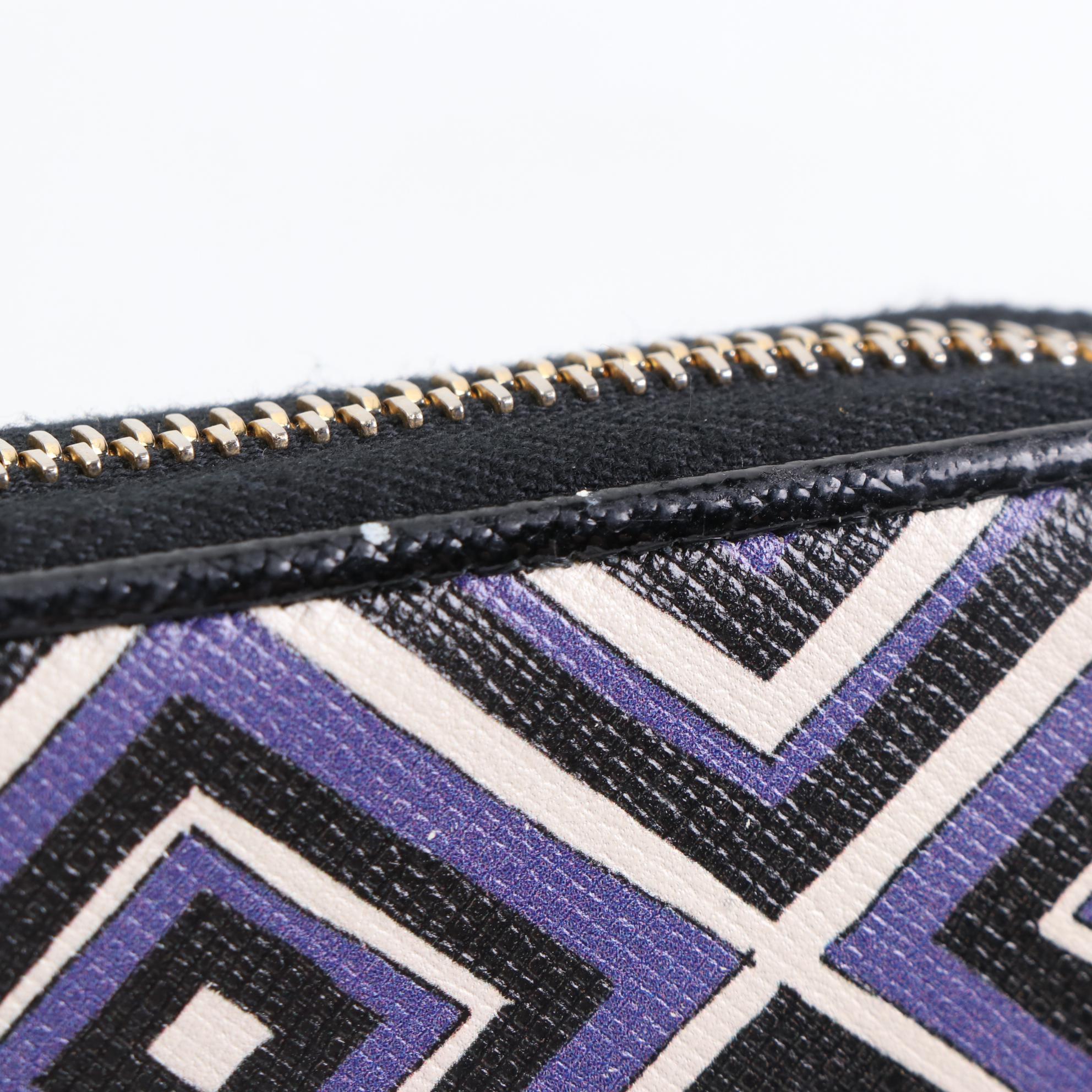 Prada Zip-Around Wallet in Printed Leather