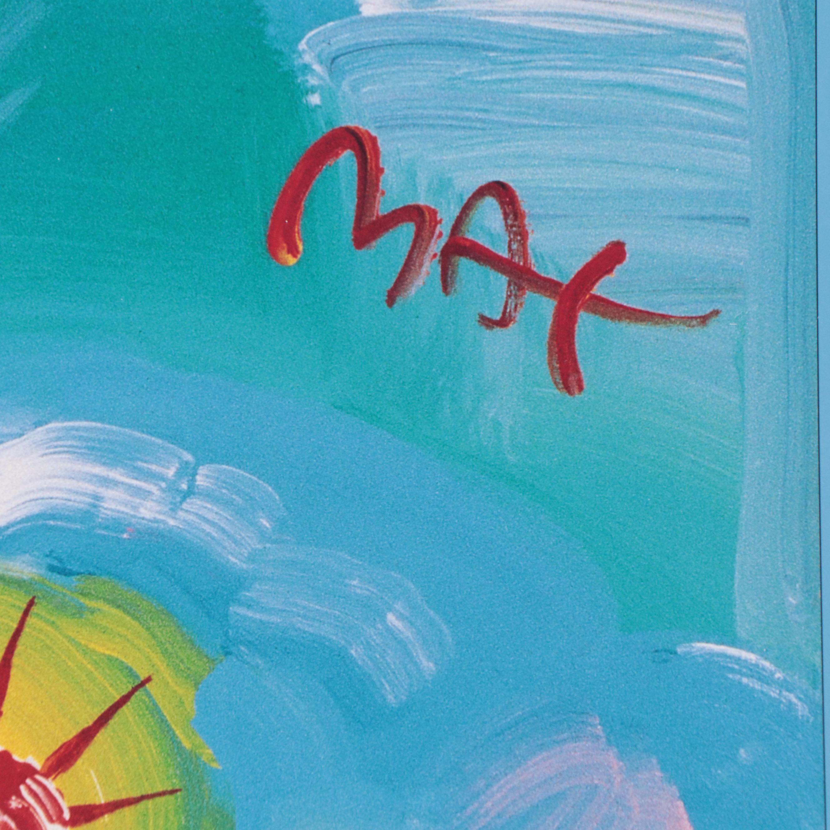 Peter Max Autographed Poster "Statue of Liberty," Circa 2000