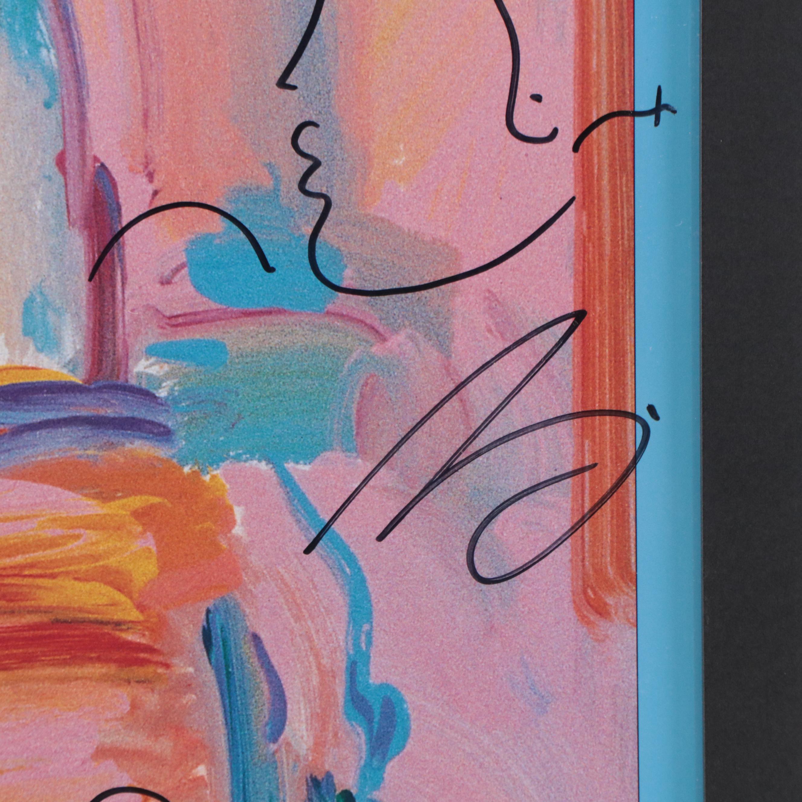 Peter Max Autographed Poster "Statue of Liberty," Circa 2000
