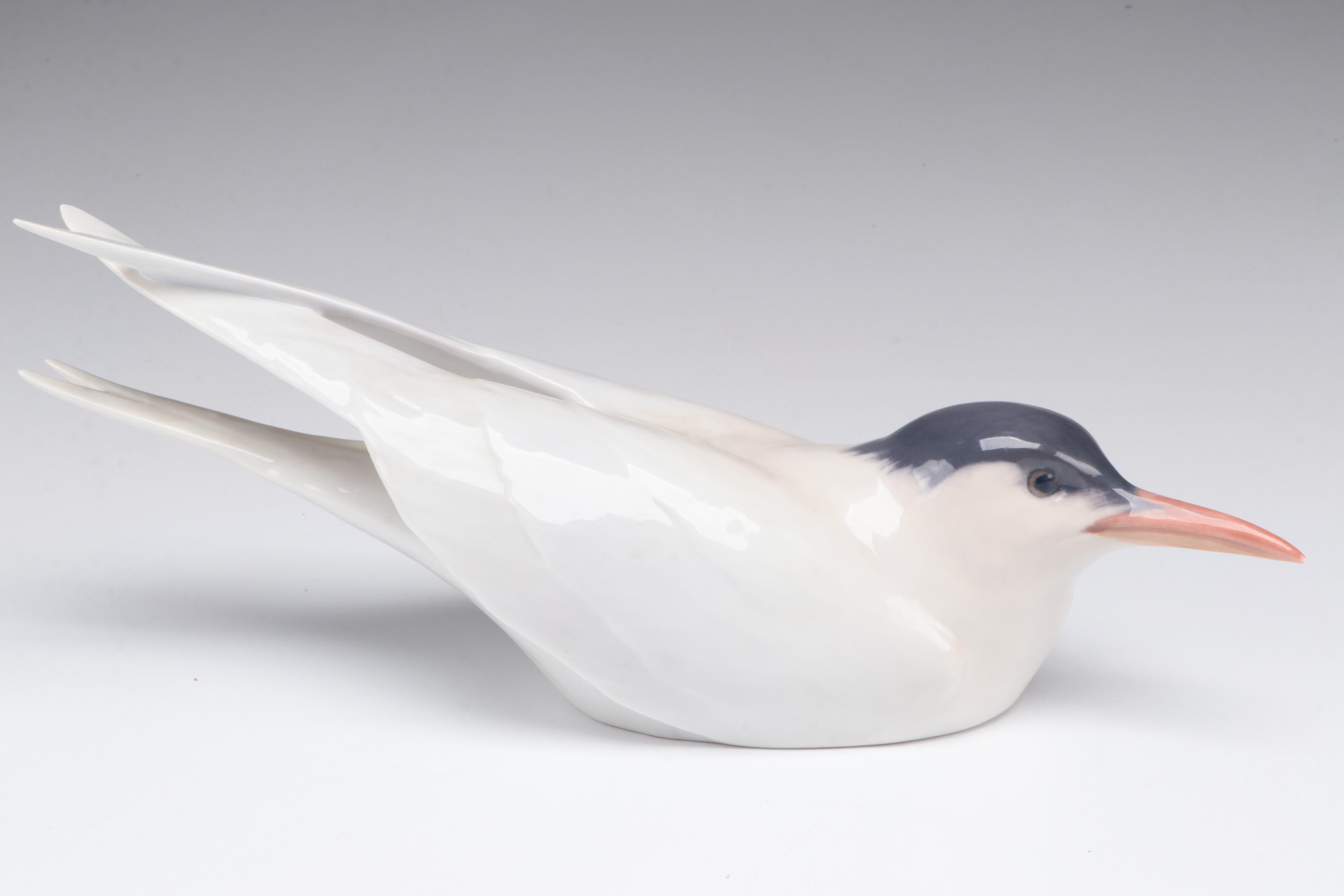 Royal Copenhagen and Bing & Grøndahl Porcelain Bird Figurines, Mid-20th Century