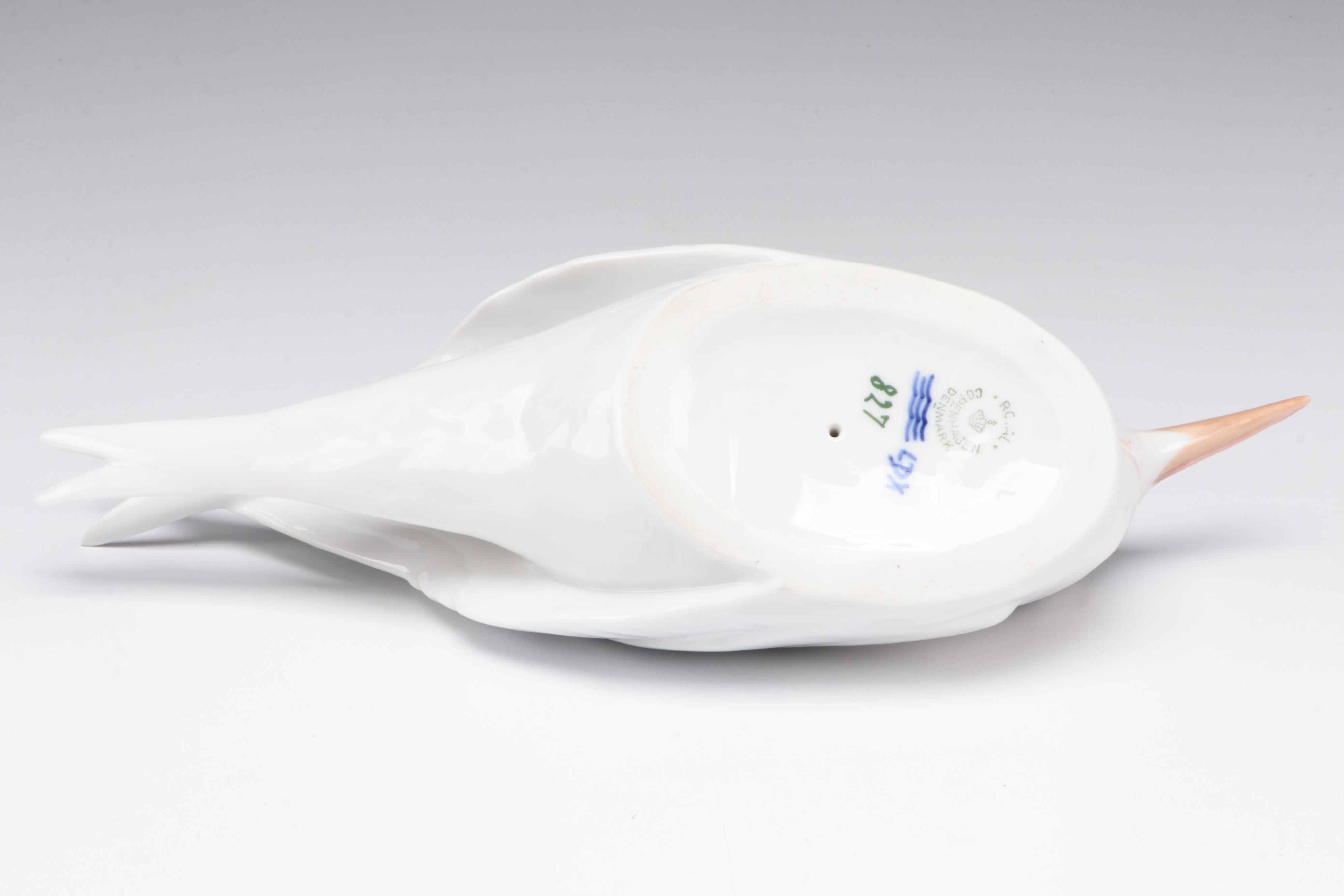 Royal Copenhagen and Bing & Grøndahl Porcelain Bird Figurines, Mid-20th Century