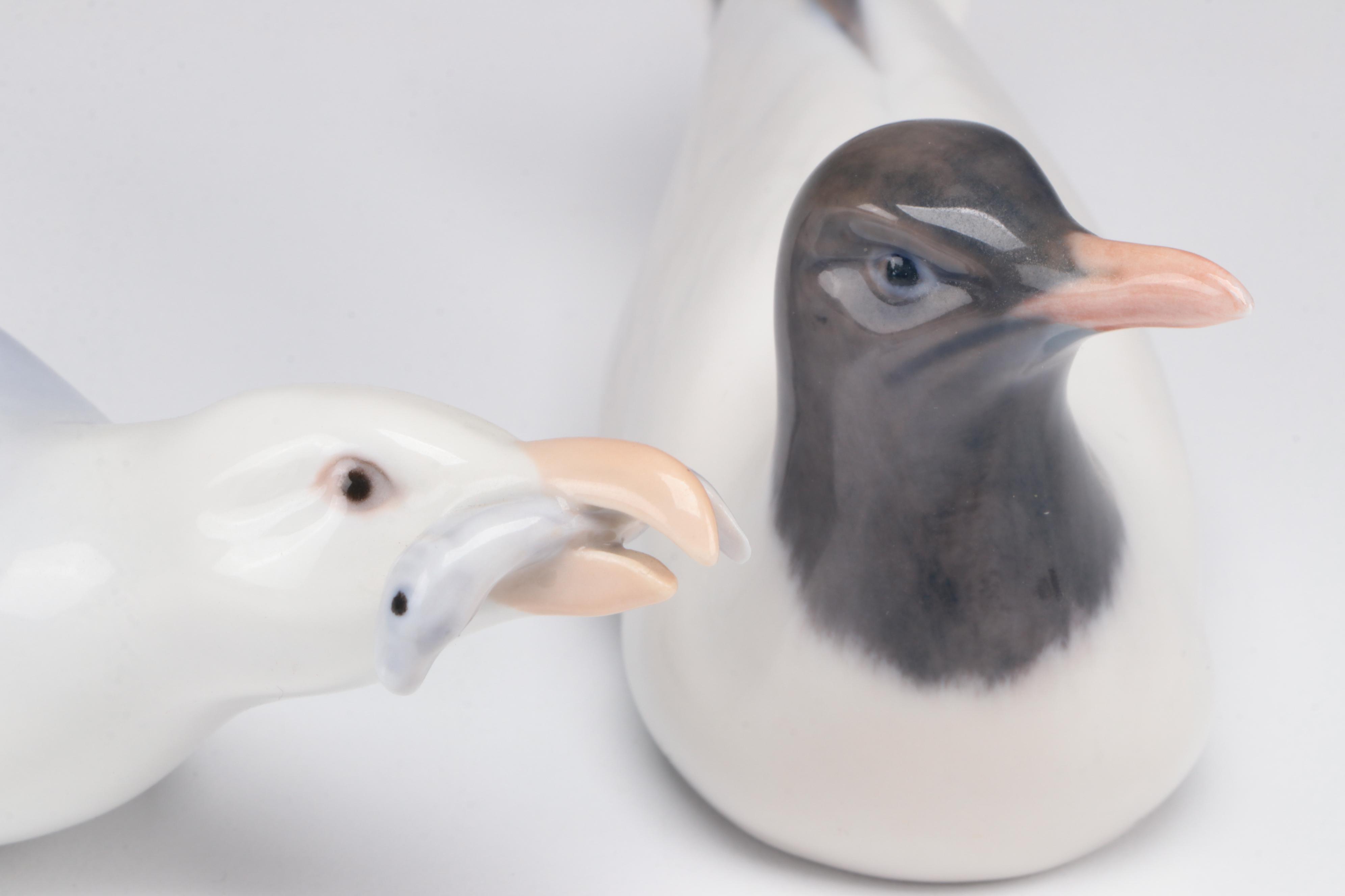 Royal Copenhagen and Bing & Grøndahl Porcelain Bird Figurines, Mid-20th Century
