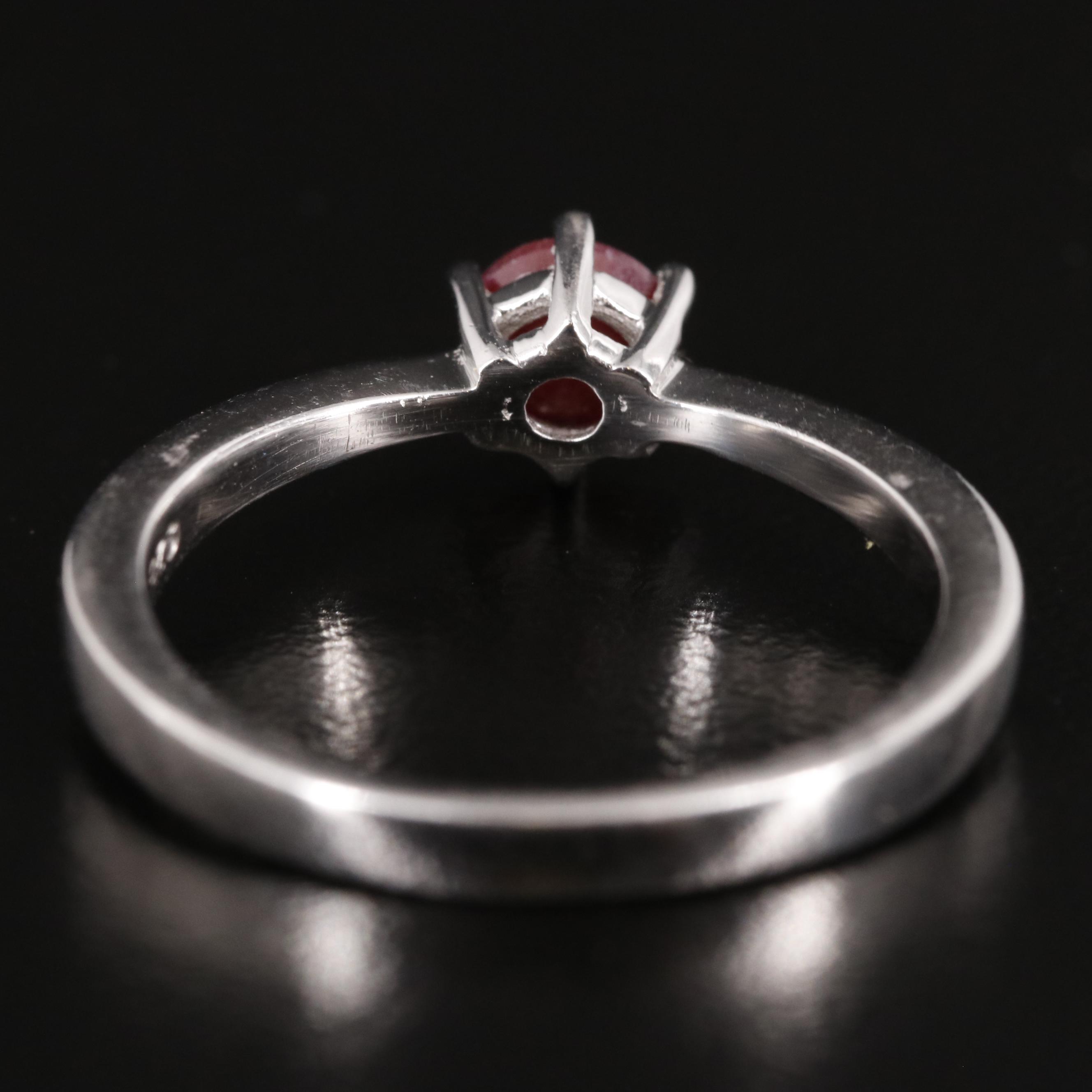 Sterling Filled Corundum Ring