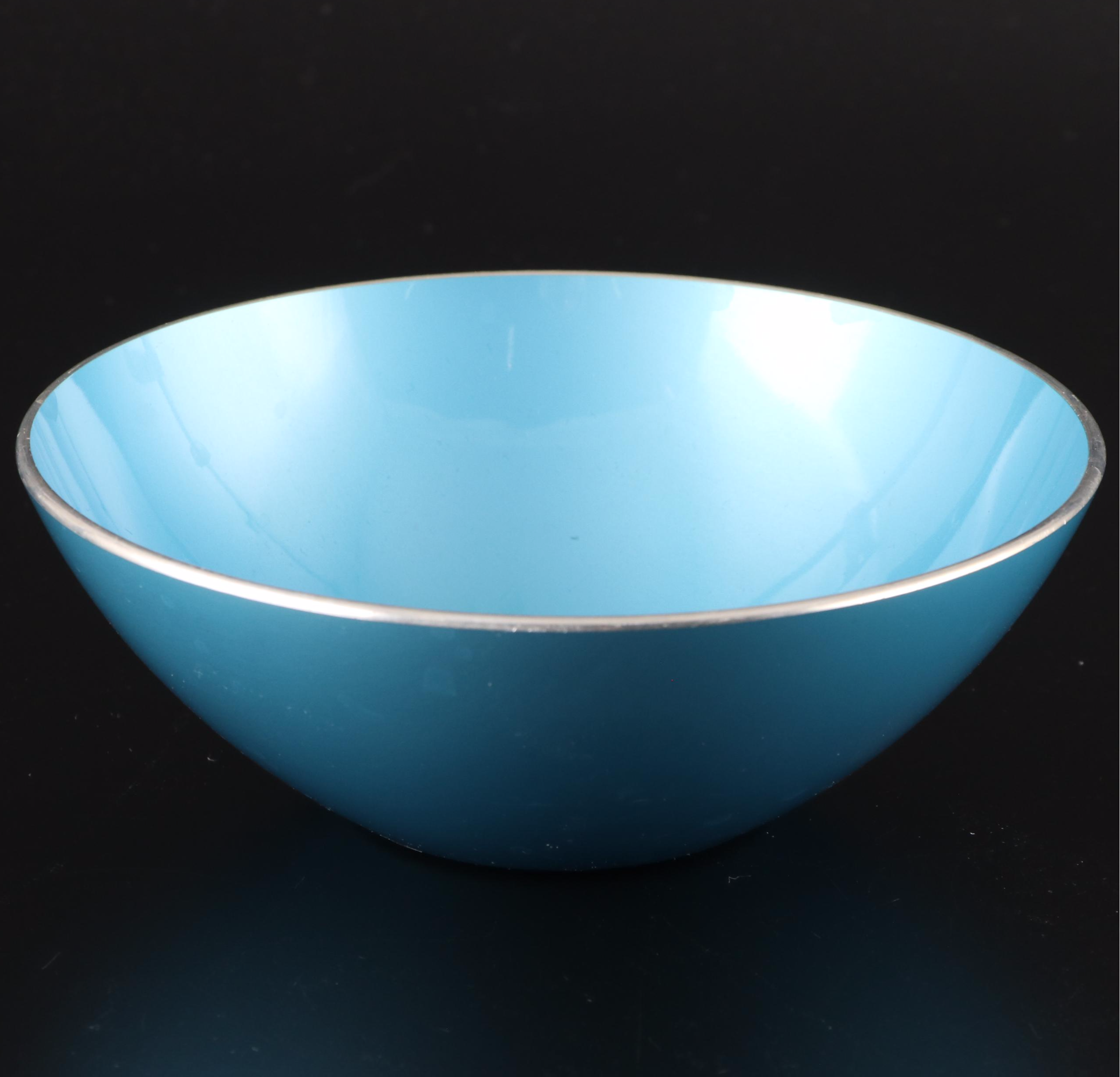 Reed & Barton Paul Revere Bowl with Other Silver Plate and Enamel Bowls